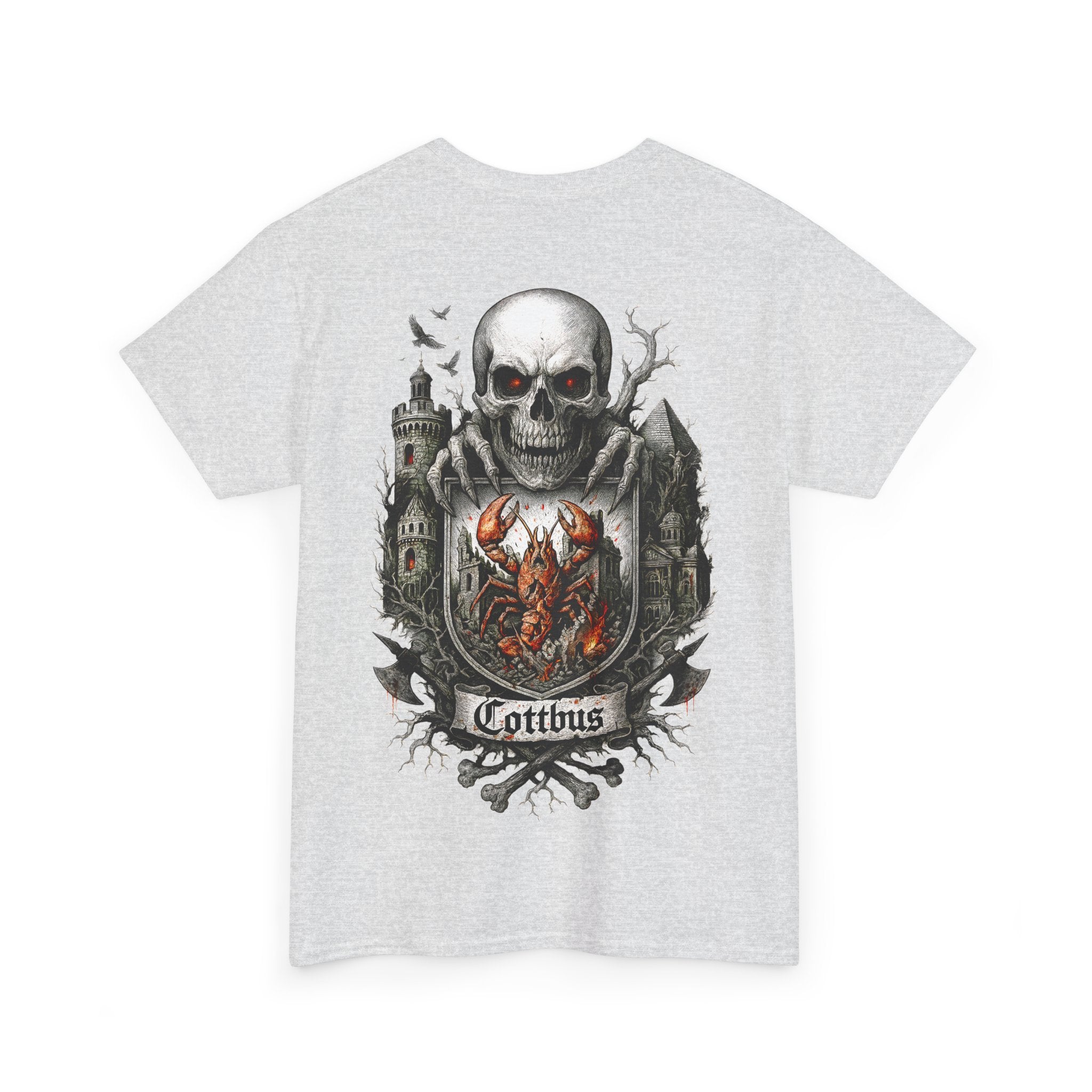 Cottbus: Front-/Backprint, Unisex T-Shirt **Grimwater-Edition**