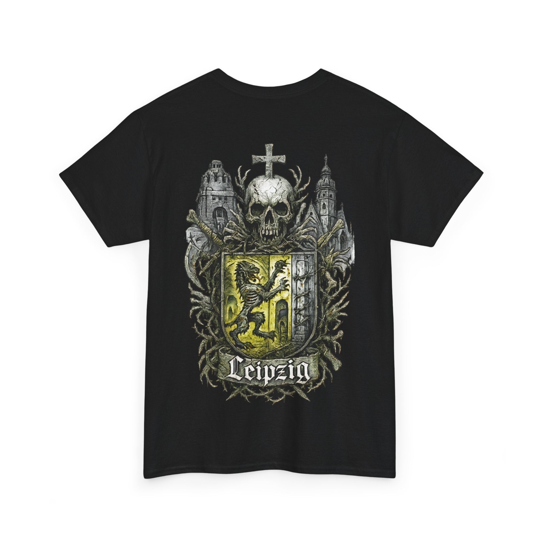 Leipzig: Front-/Backprint, Unisex T-Shirt **Grimwater-Edition**