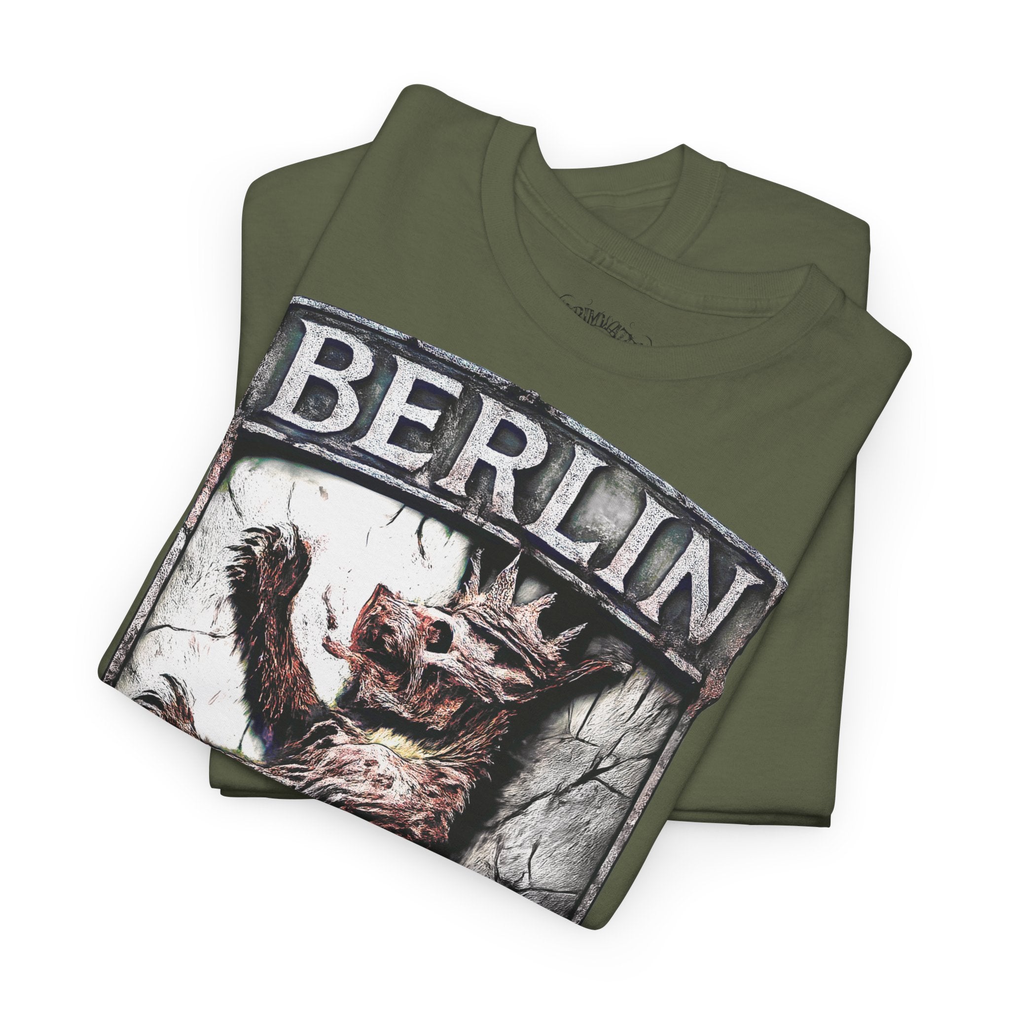 Berlin Bear - Semper Vigilans: Frontprint, Unisex T-Shirt **Grimwater-Edition**