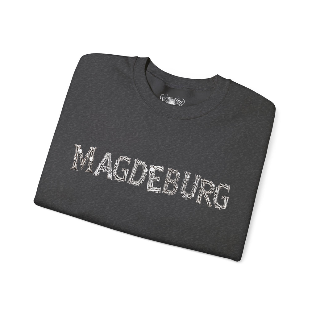 Magdeburg: Front-/Backprint, Unisex Sweatshirt **Grimwater-Edition**