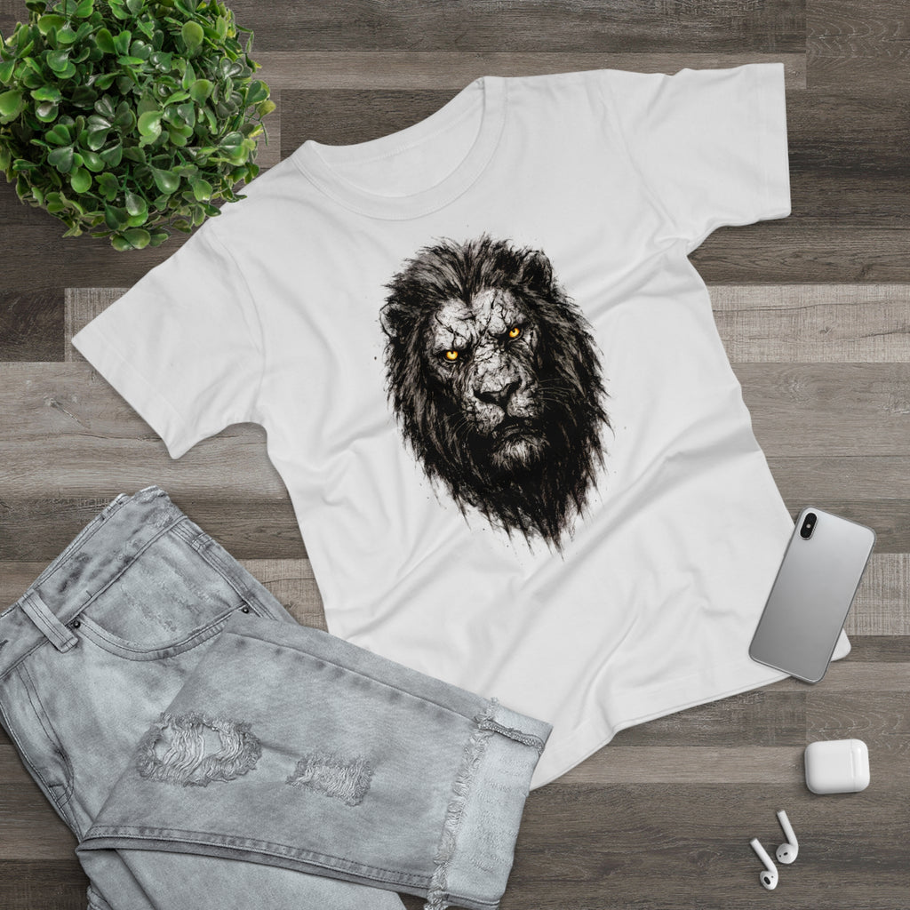 Löwe: Frontprint, Women's T-Shirt - Animal-Collection