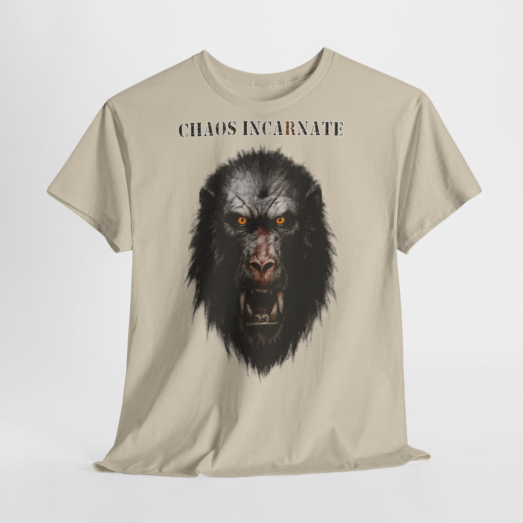Pavian - Chaos Incarnate: Frontprint, Unisex T-Shirt - Animal-Collection