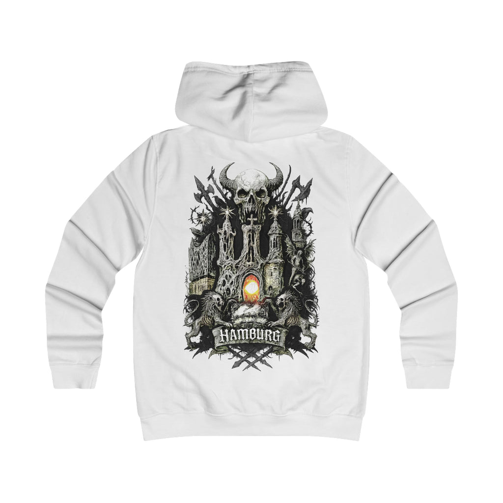 Hamburg "Night Crew" - Front-/Backprint Womens' Hoodie: **Grimwater-Edition**