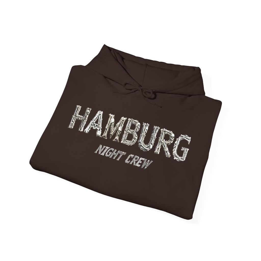 Hamburg "Night Crew" - Front-/Backprint Unisex Hoodie: **Grimwater-Edition**