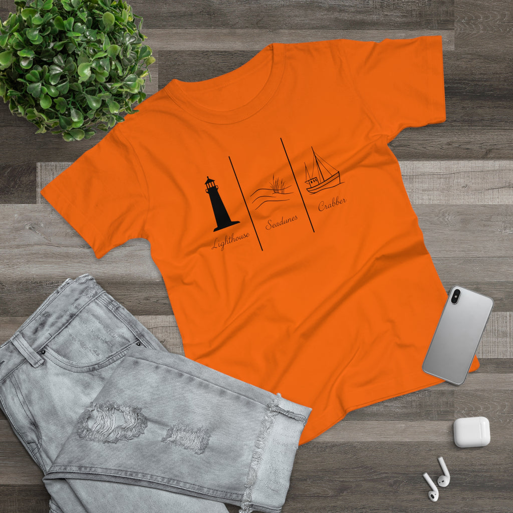 Nordsee, Ostsee - Reicht mir schon! Frontprint, Womens' T-Shirt