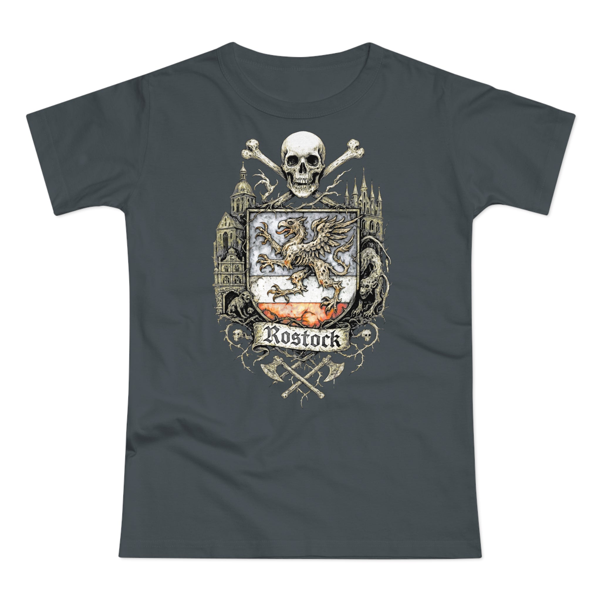 Rostock: Frontprint, Womens' T-Shirt **Grimwater-Edition**