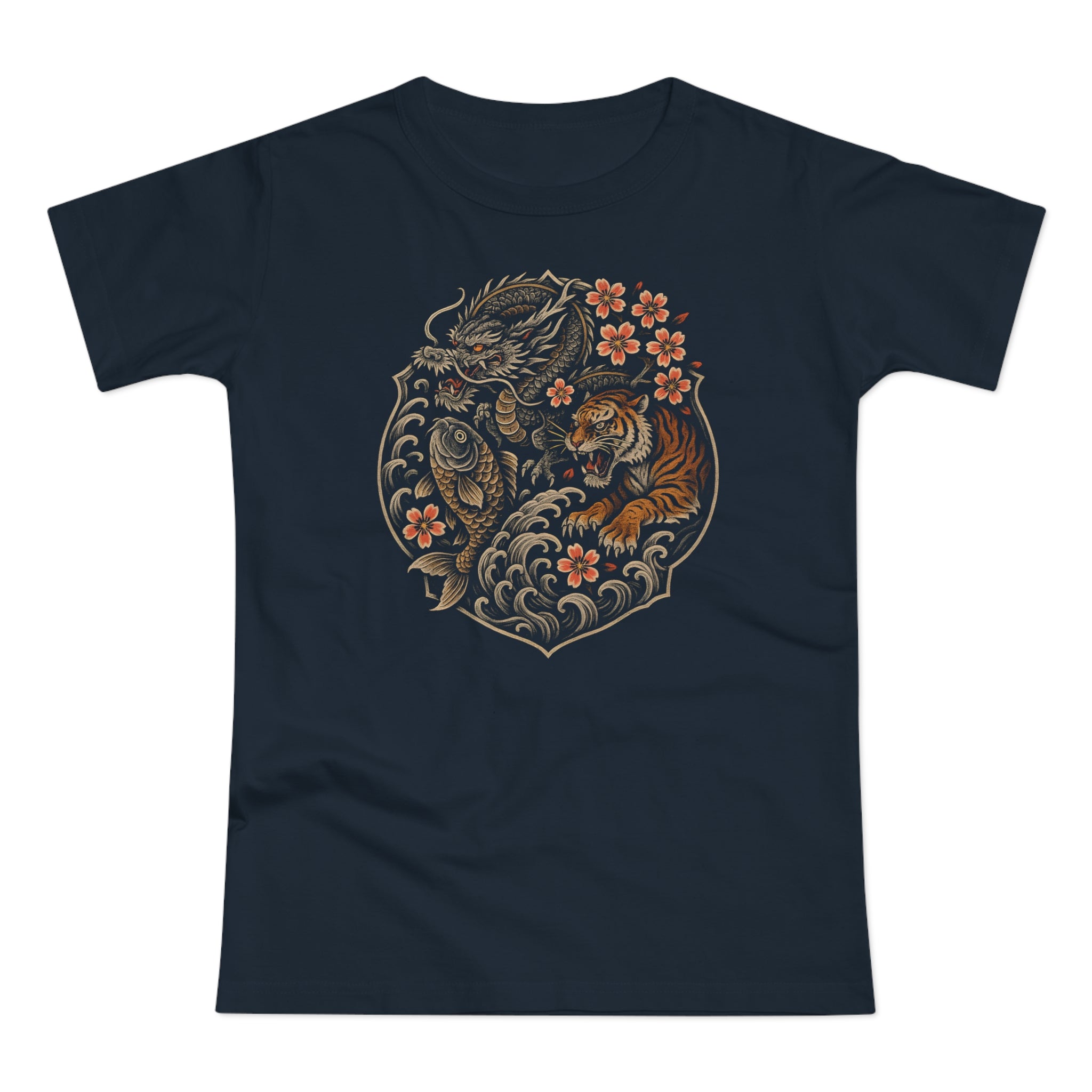 Nature-Inspired Tee, Frontprint, Women's T-Shirt