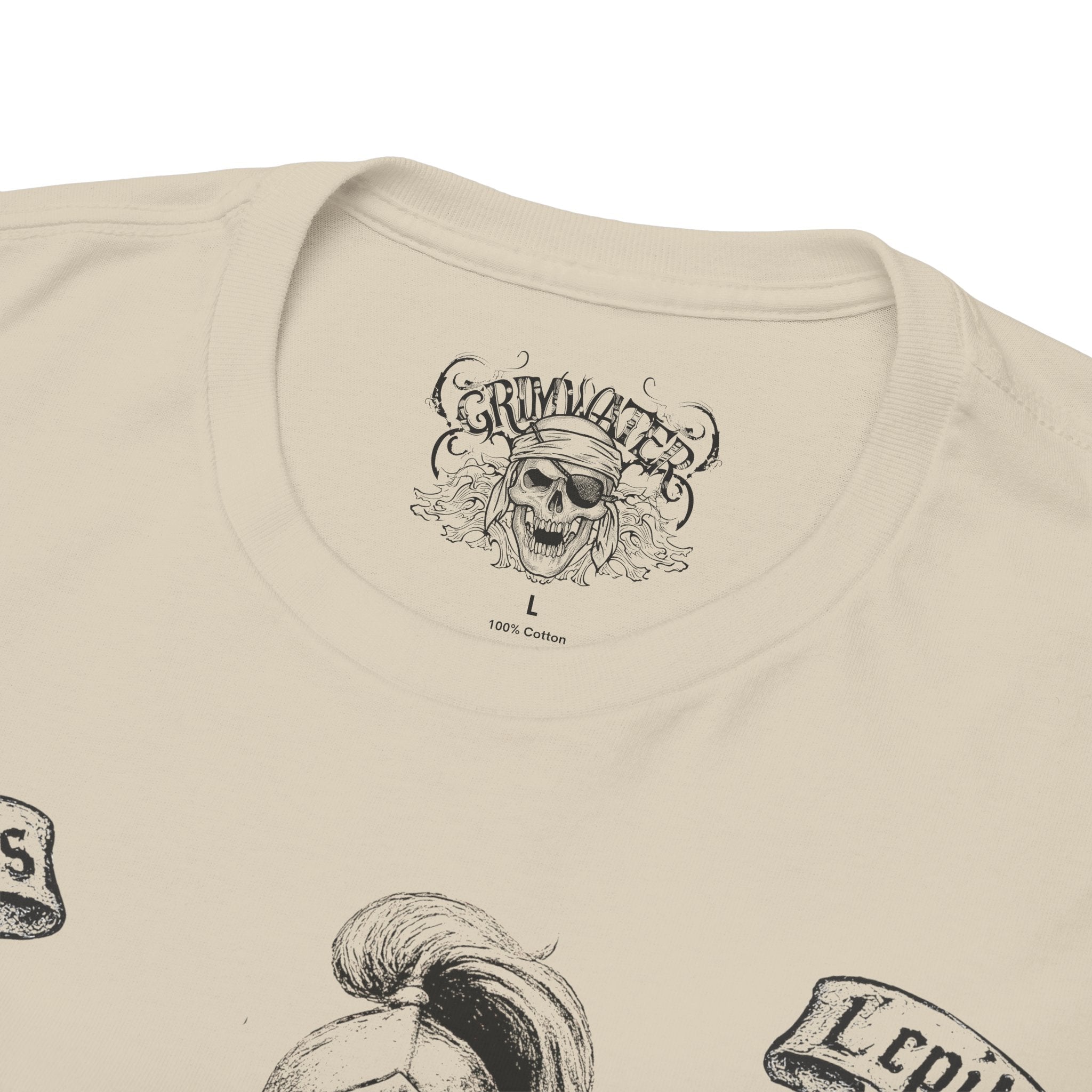 Zwilling: Frontprint, Unisex T-Shirt **Grimwater-Edition** Sternzeichen Astrologie (Gemini)