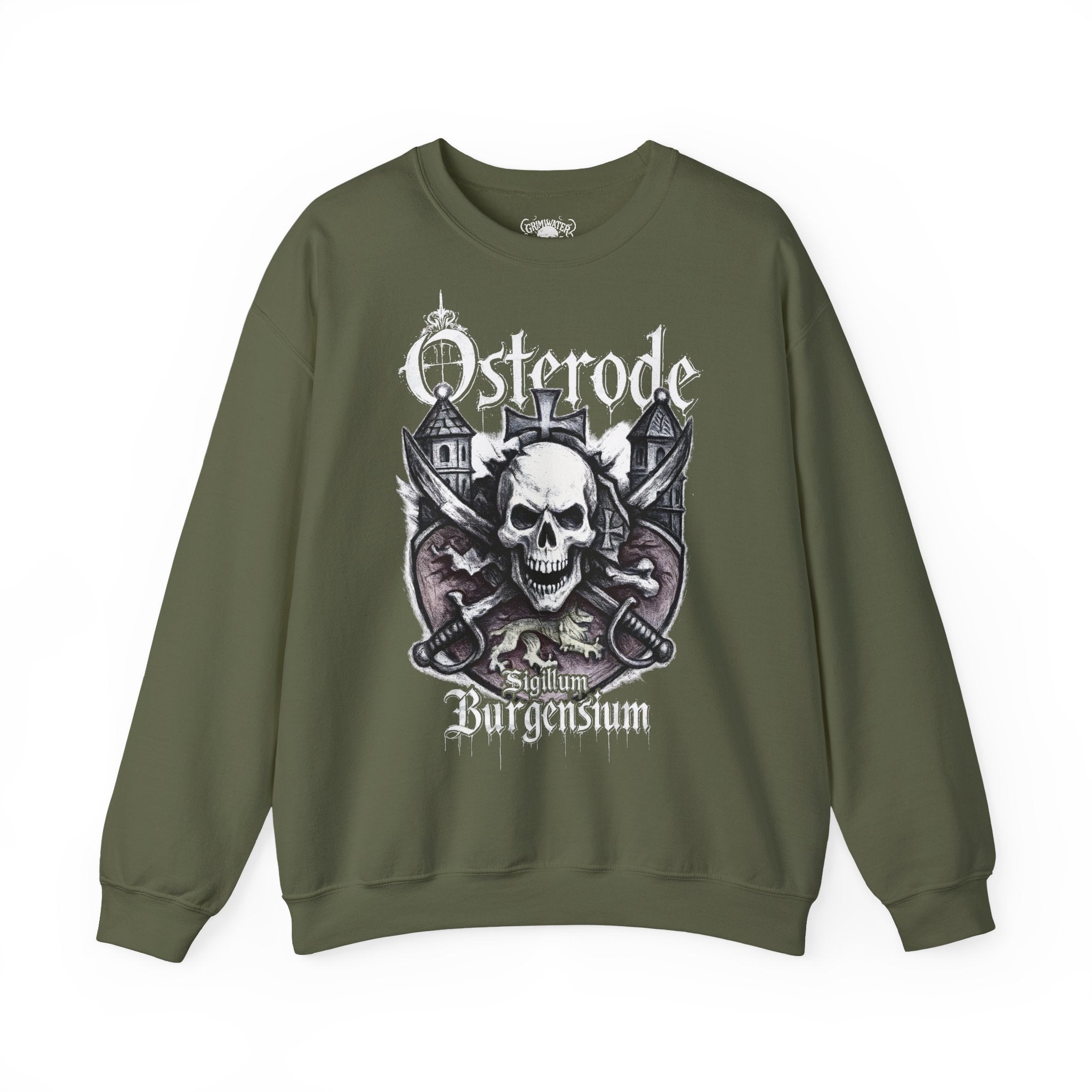 Osterode: Harz-Collection, Frontprint, Unisex Sweatshirt **Grimwater-Edition**