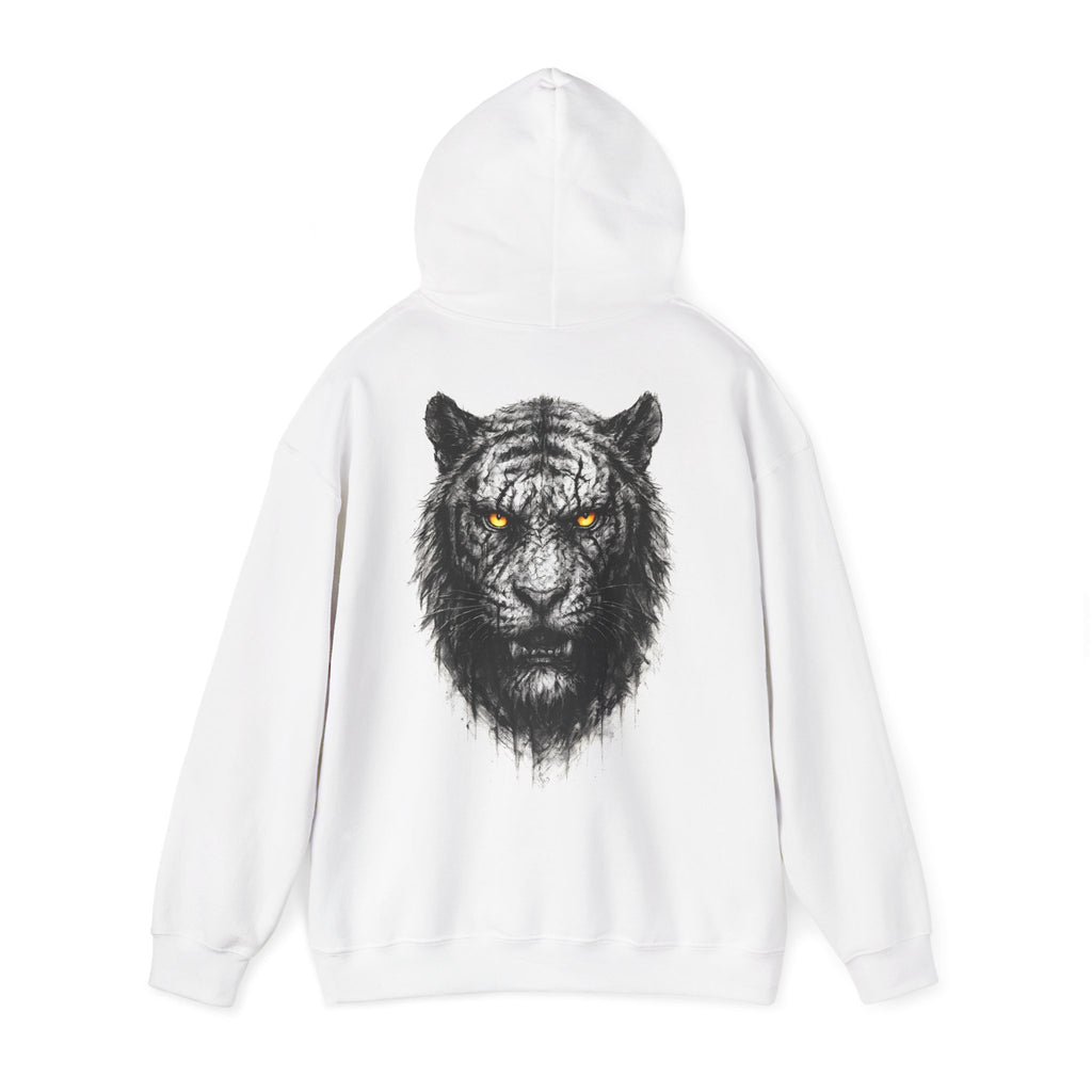 Tiger: Backprint, Unisex  Hoodie, Animal-Collection