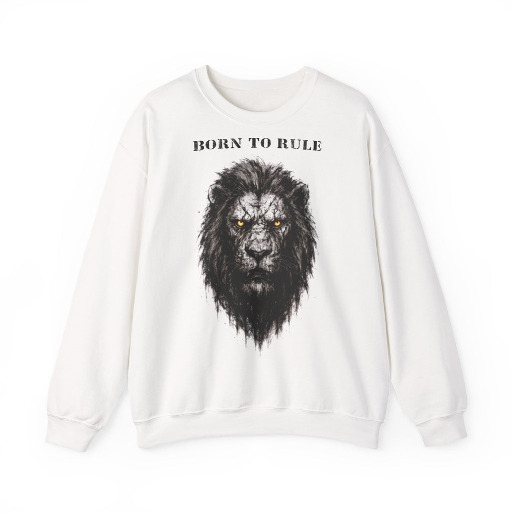 Löwe - Born to Rule: Animals-Collection, Frontprint, Unisex Sweatshirt