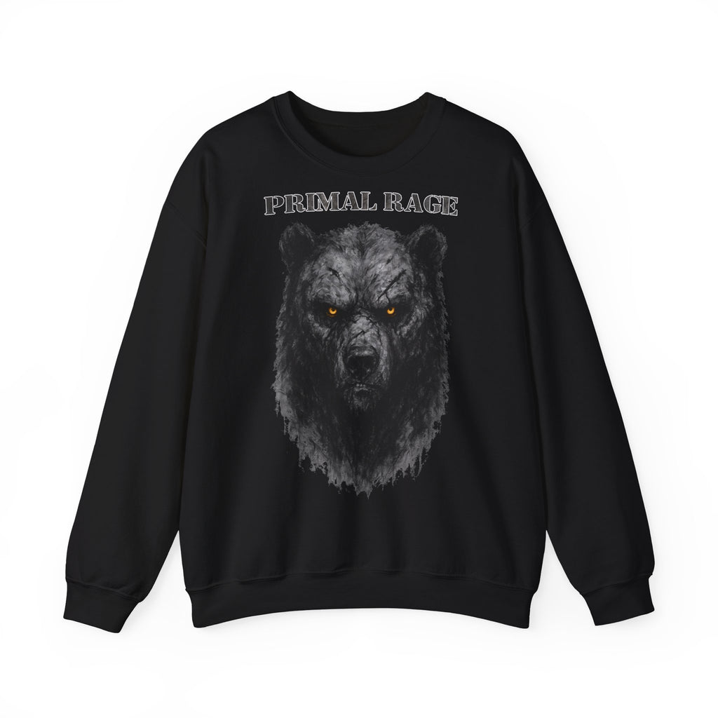Bär - Primal Rage: Animals-Collection, Frontprint, Unisex Sweatshirt