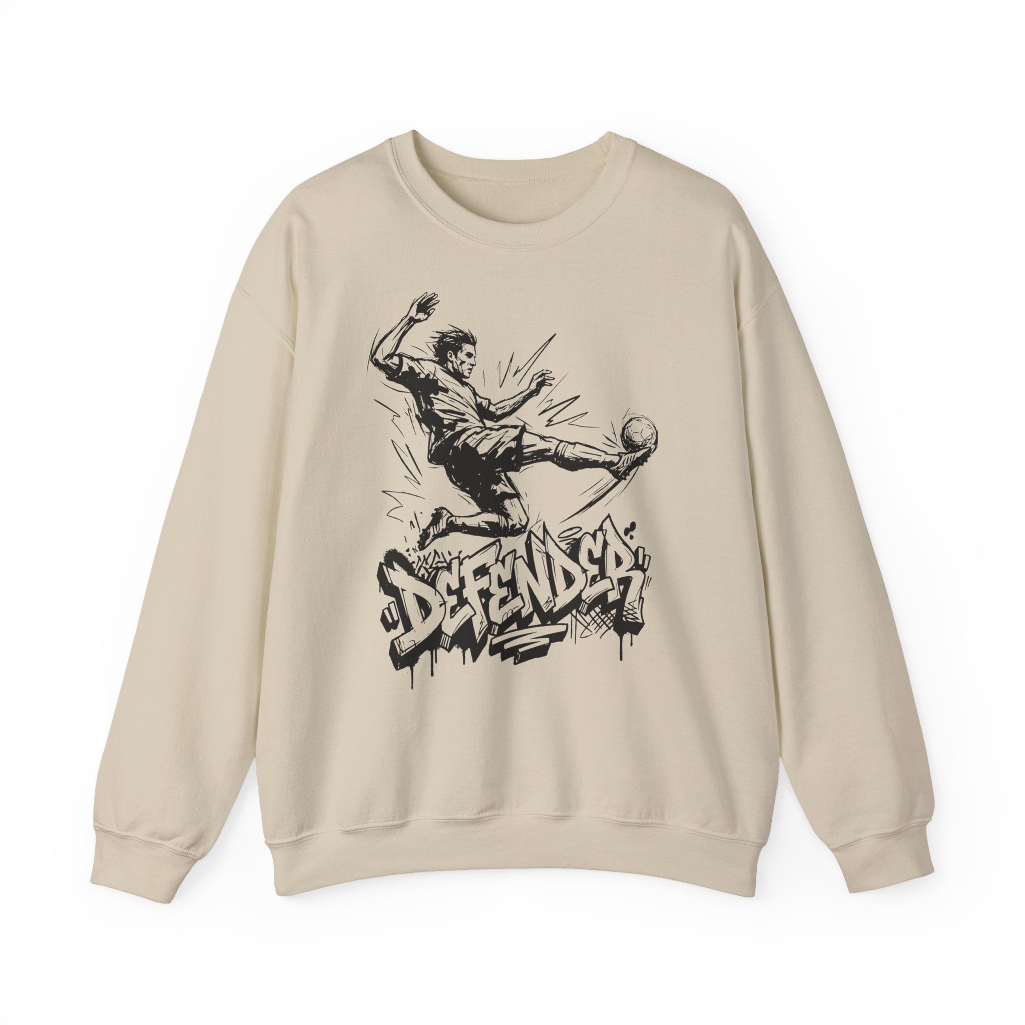 Soccer Defender 08: Frontprint, Unisex Sweatshirt