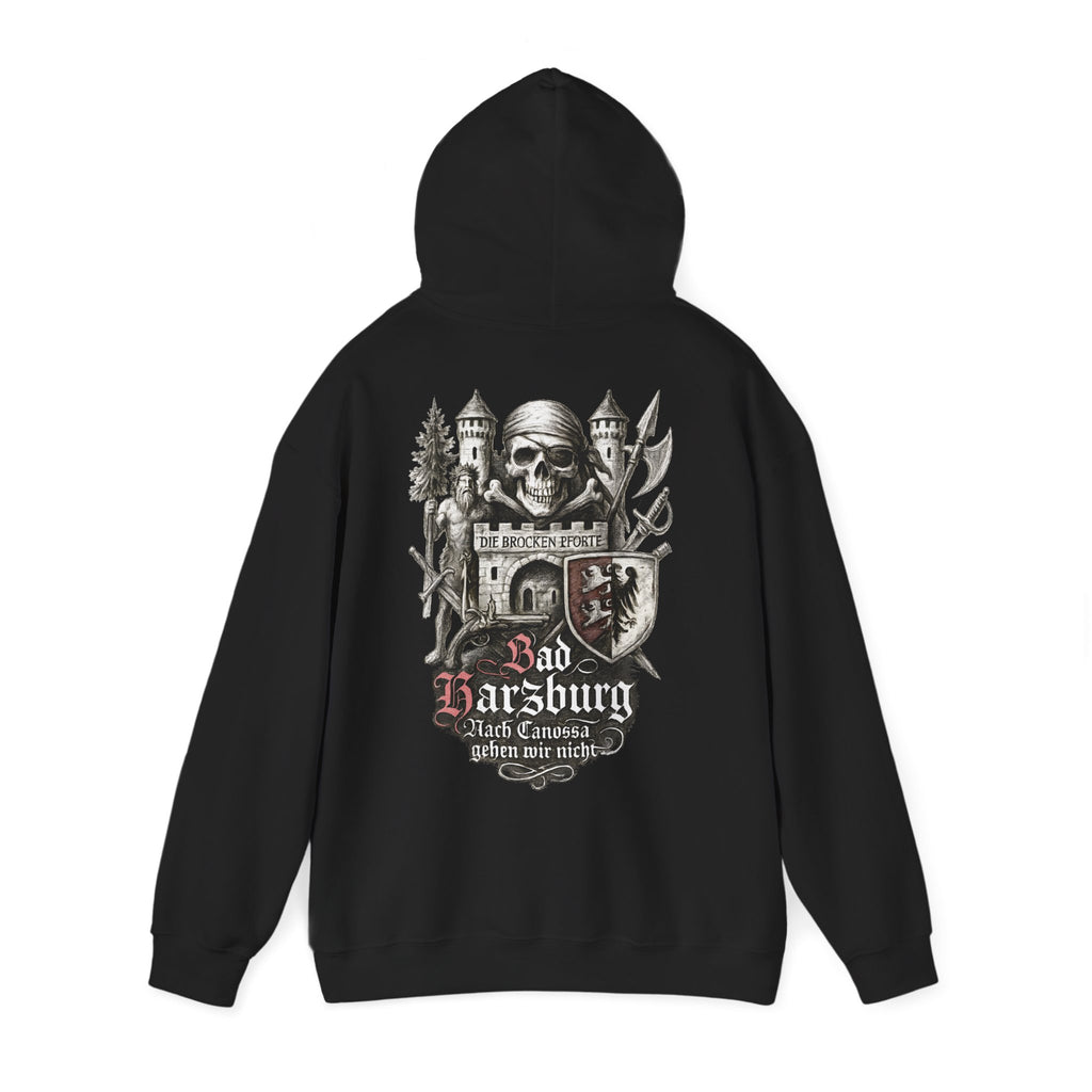 Bad Harzburg: Front-/Backprint Unisex Hoodie **Grimwater-Edition**