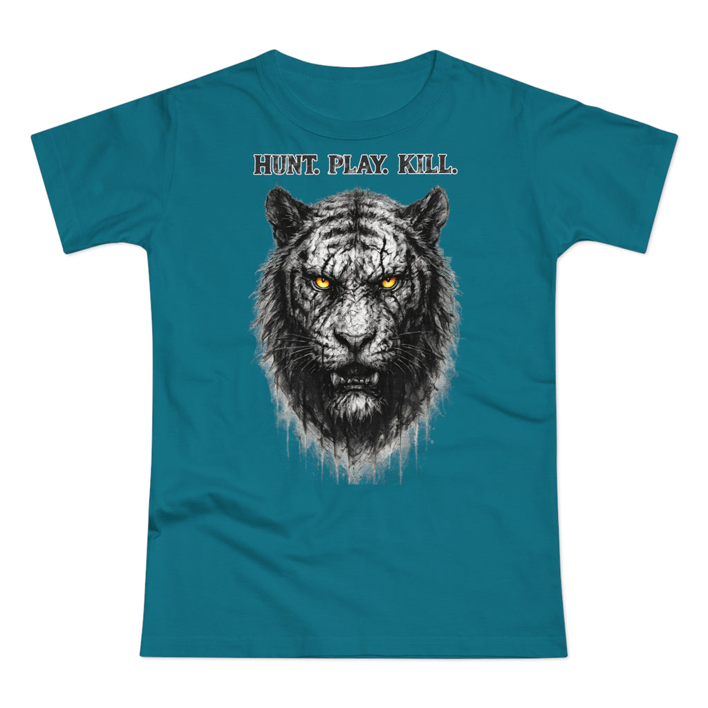 Tiger: Frontprint, Womens' T-Shirt - Animal-Collection