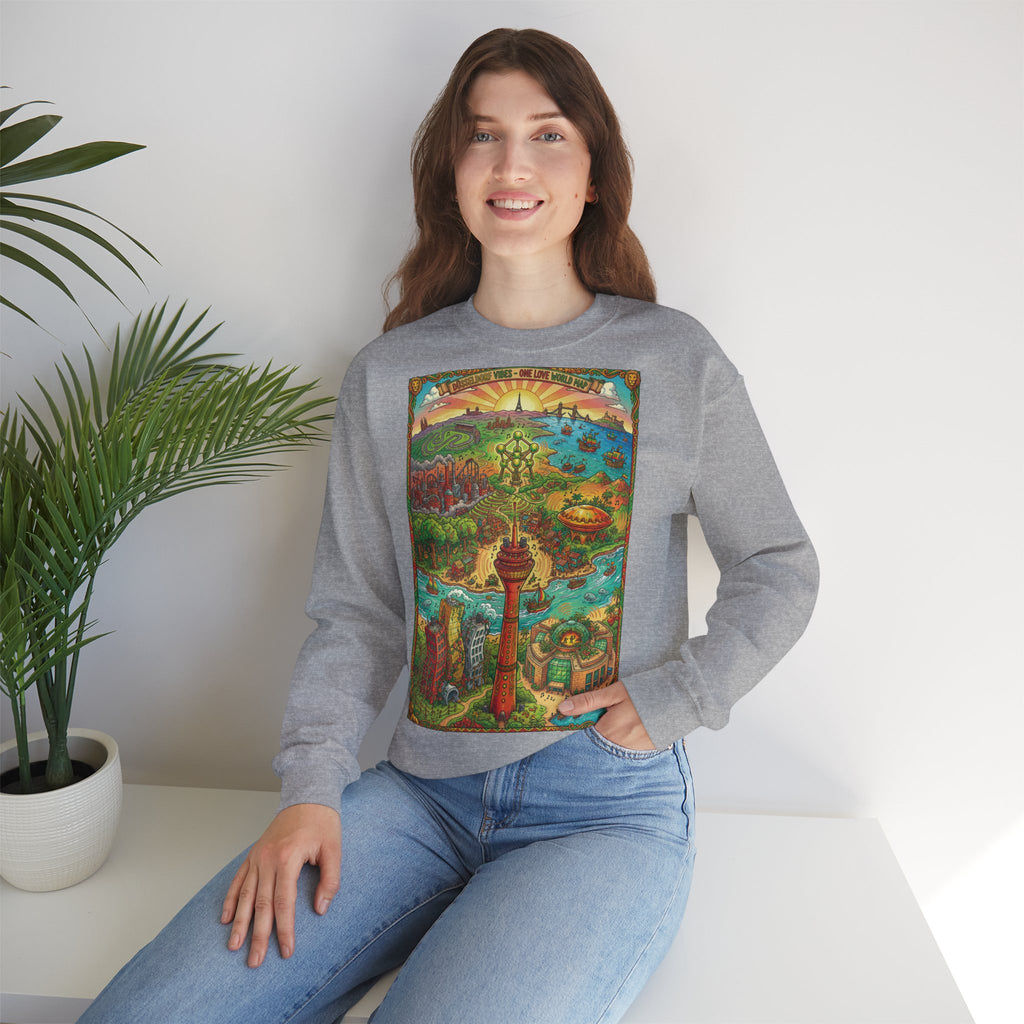 Düsseldorf Reggae Edition: Frontprint, Unisex Sweatshirt