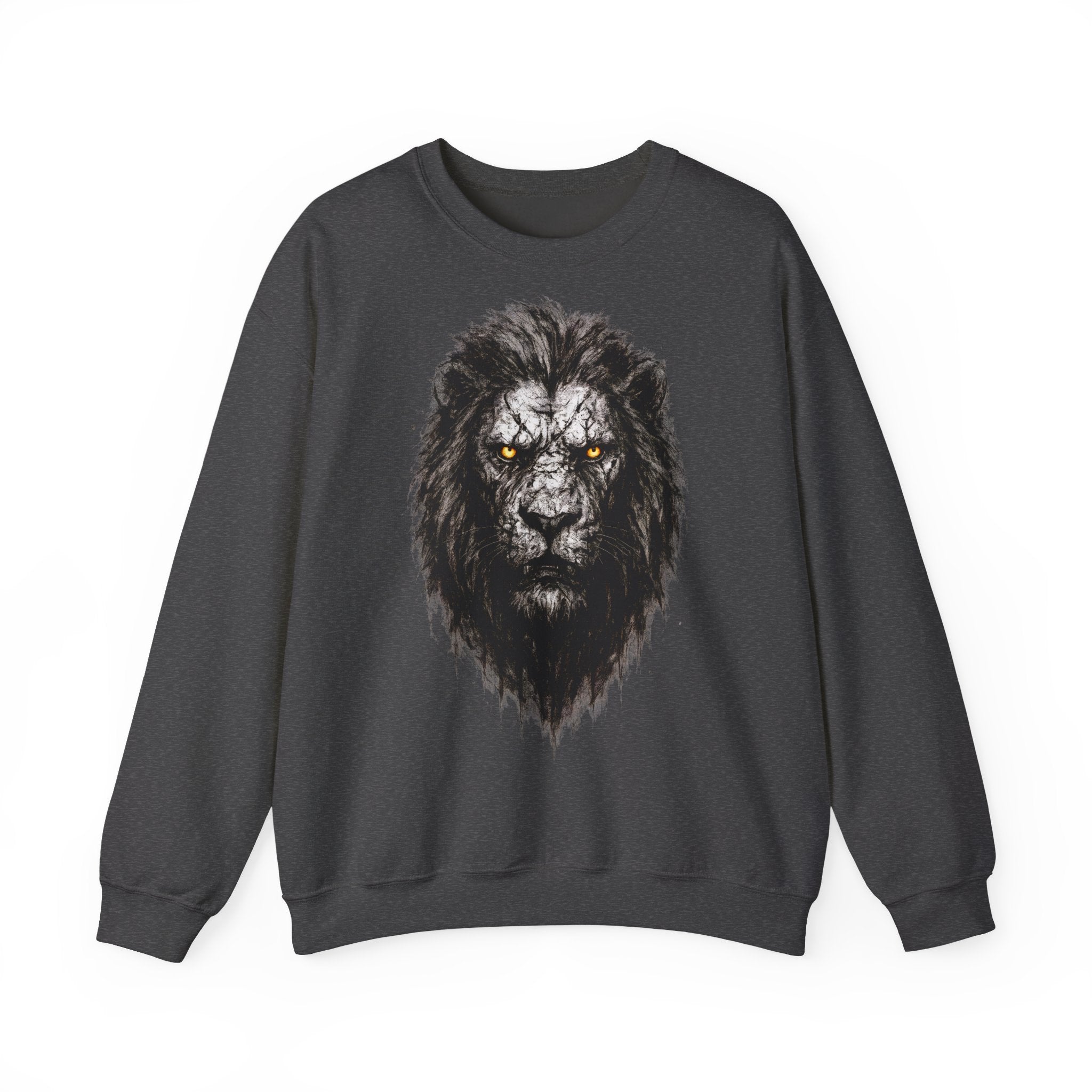 Löwe: Animals-Collection, Frontprint, Unisex Sweatshirt, Majestic Lion