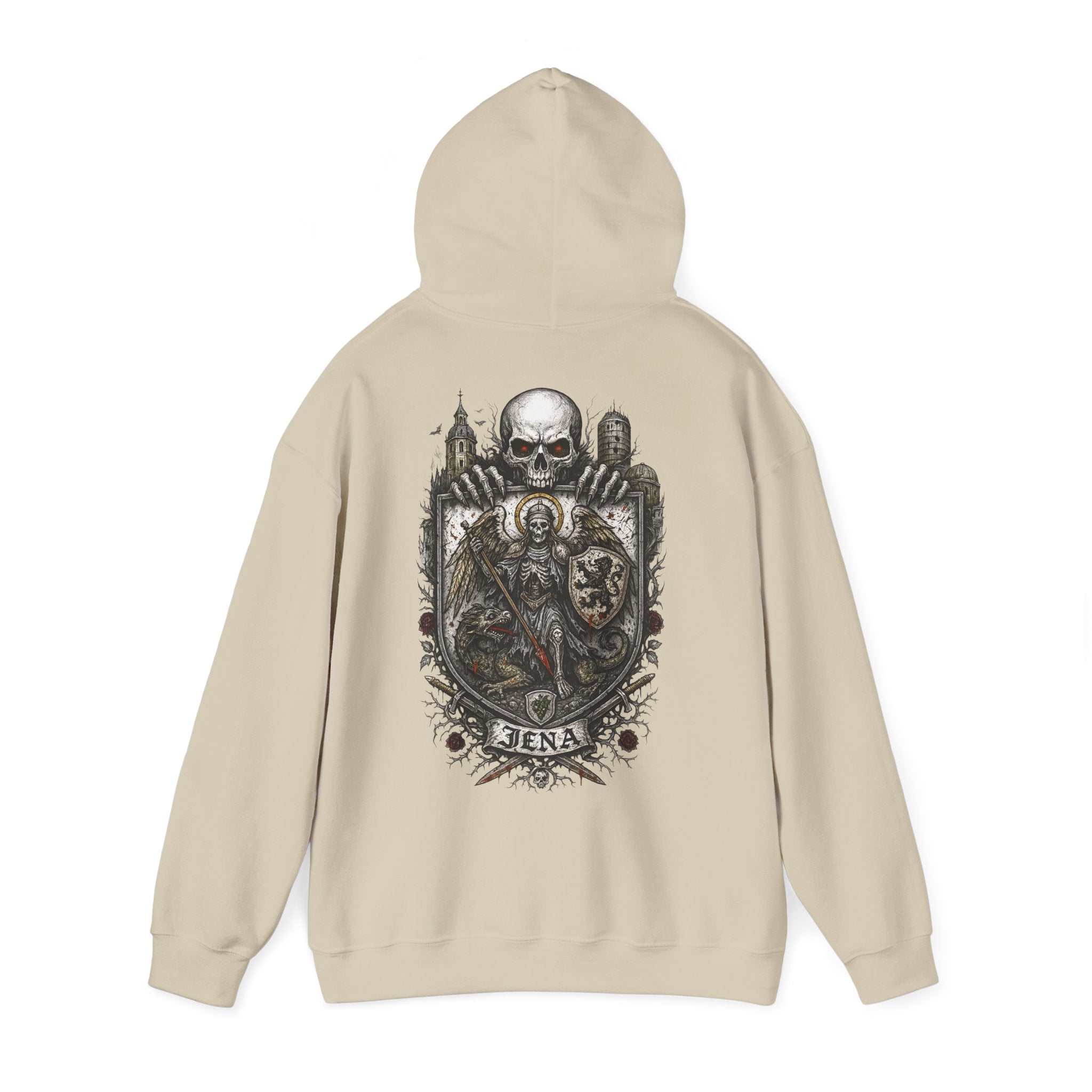 Jena: Front-/Backprint, Unisex Hoodie **Grimwater-Edition**