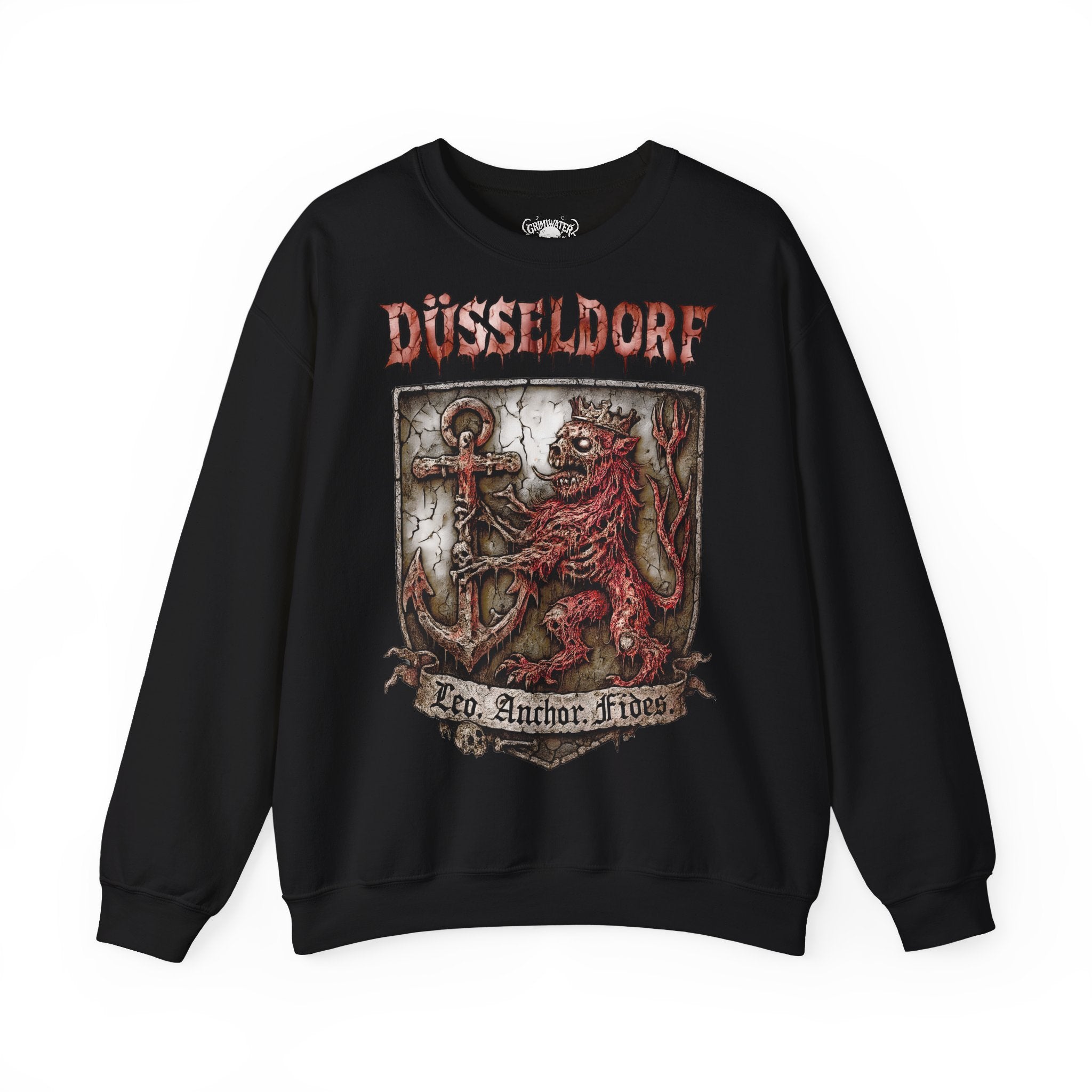 Düsseldorf: Frontprint Unisex Sweatshirt **Grimwater-Edition**