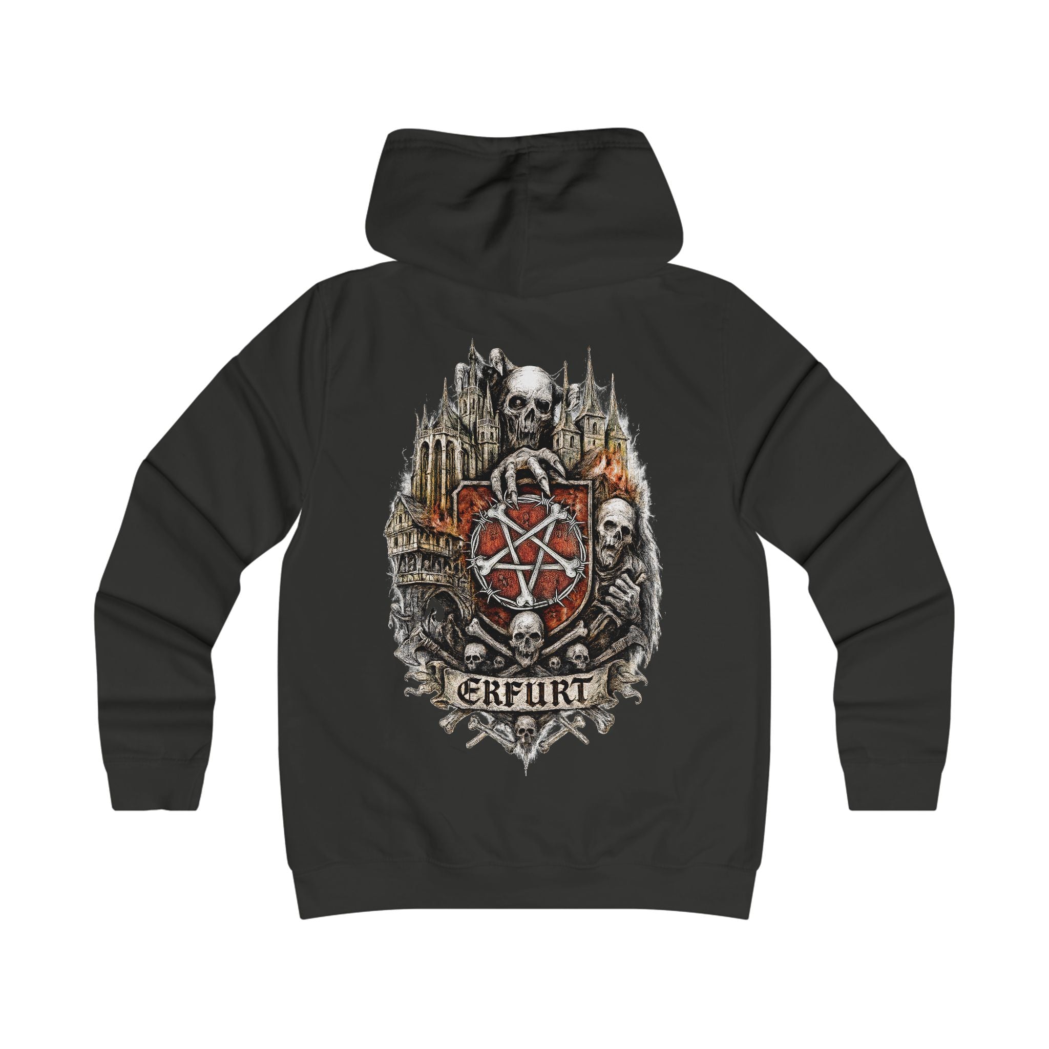 Erfurt: Front-/Backprint, Womens' Hoodie **Grimwater-Edition**