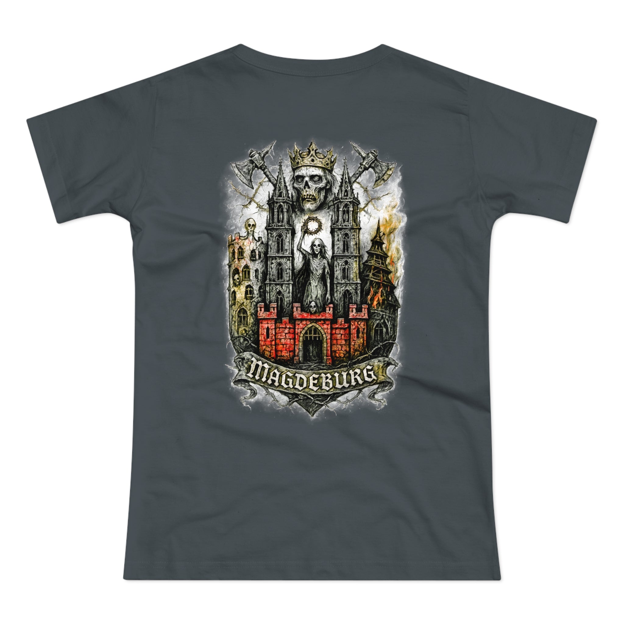 Magdeburg: Front-/Backprint Womens' T-Shirt **Grimwater-Edition**