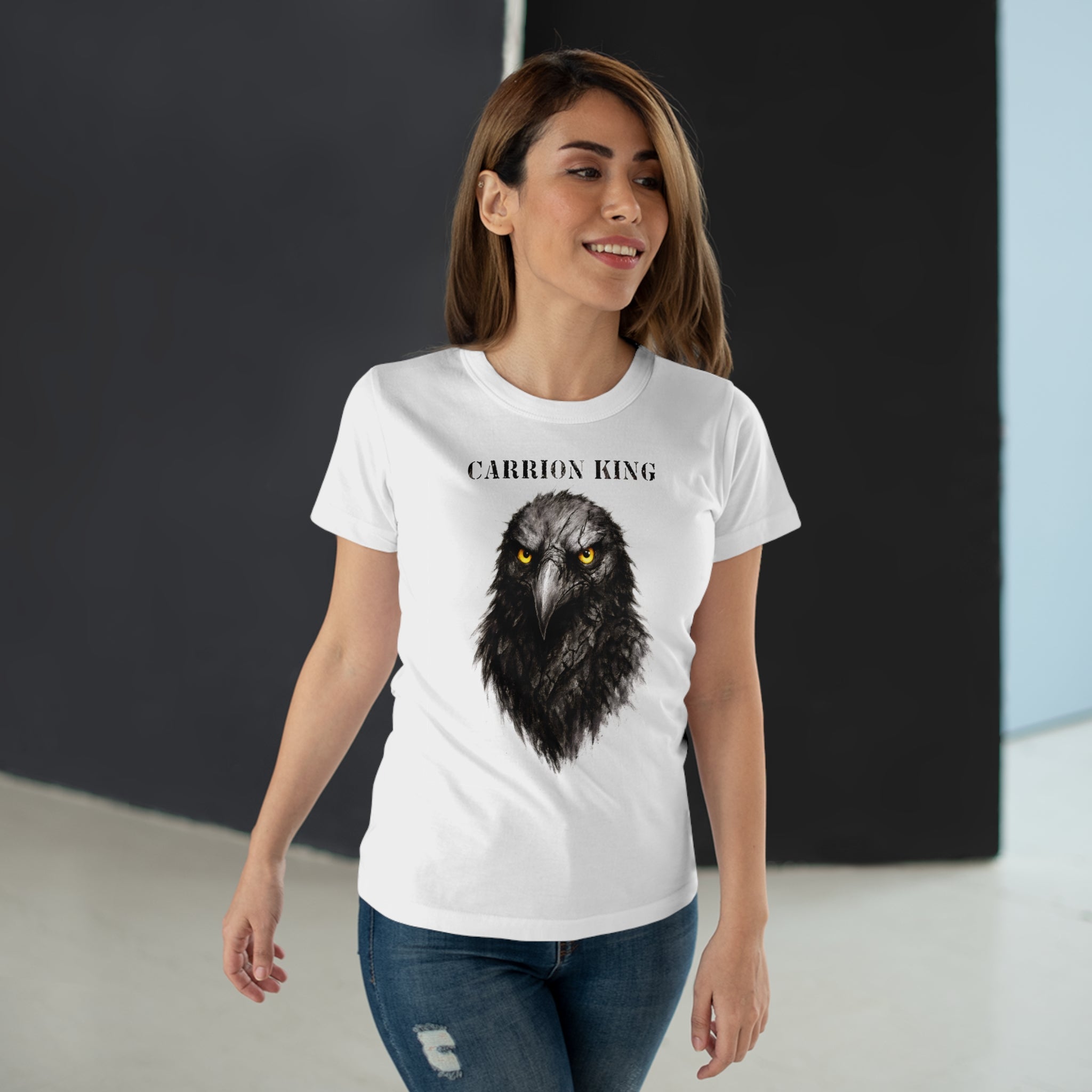 Rabe: Frontprint, Womens' T-Shirt - Animal-Collection