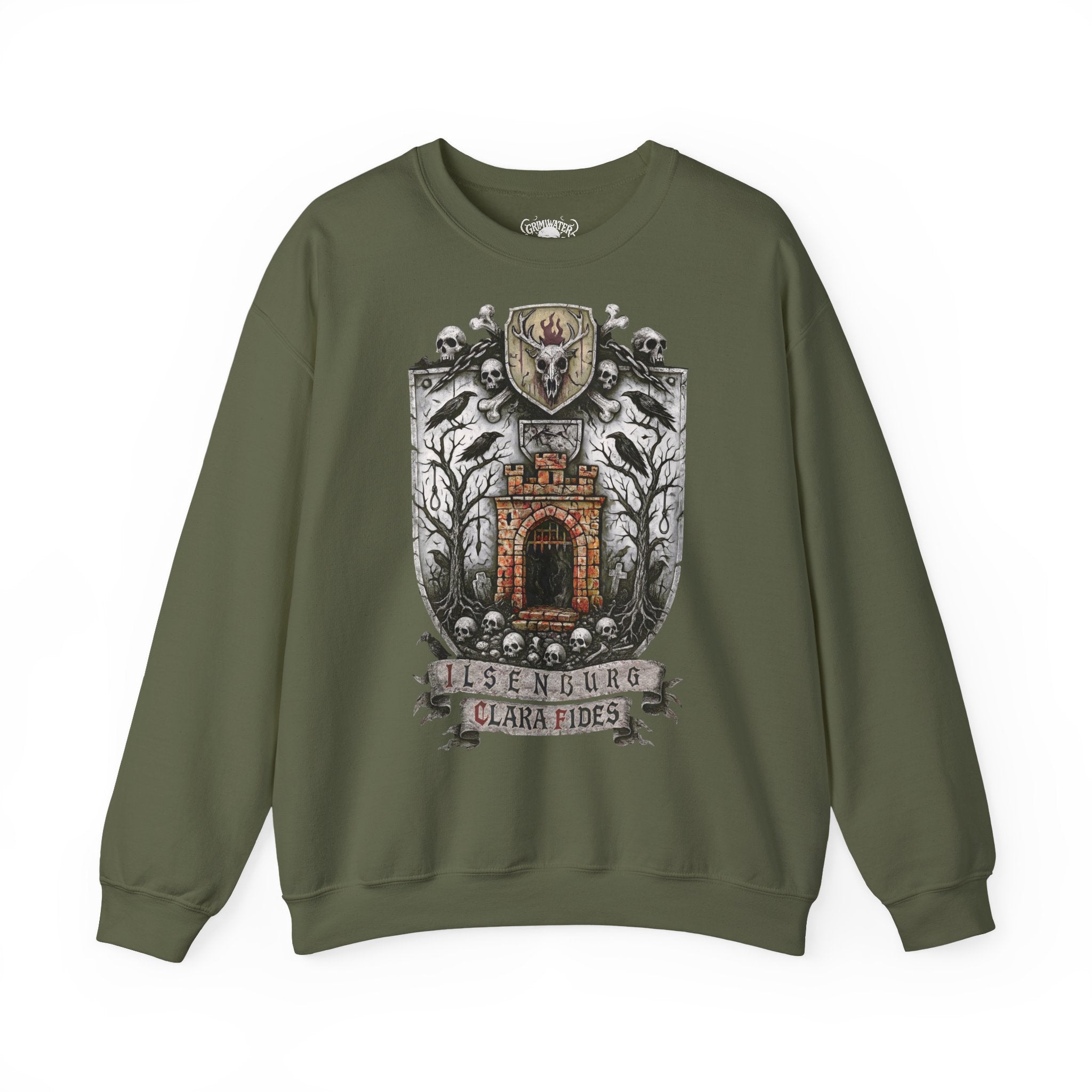 Ilsenburg: Harz-Collection, Frontprint, Unisex Sweatshirt **Grimwater-Edition**
