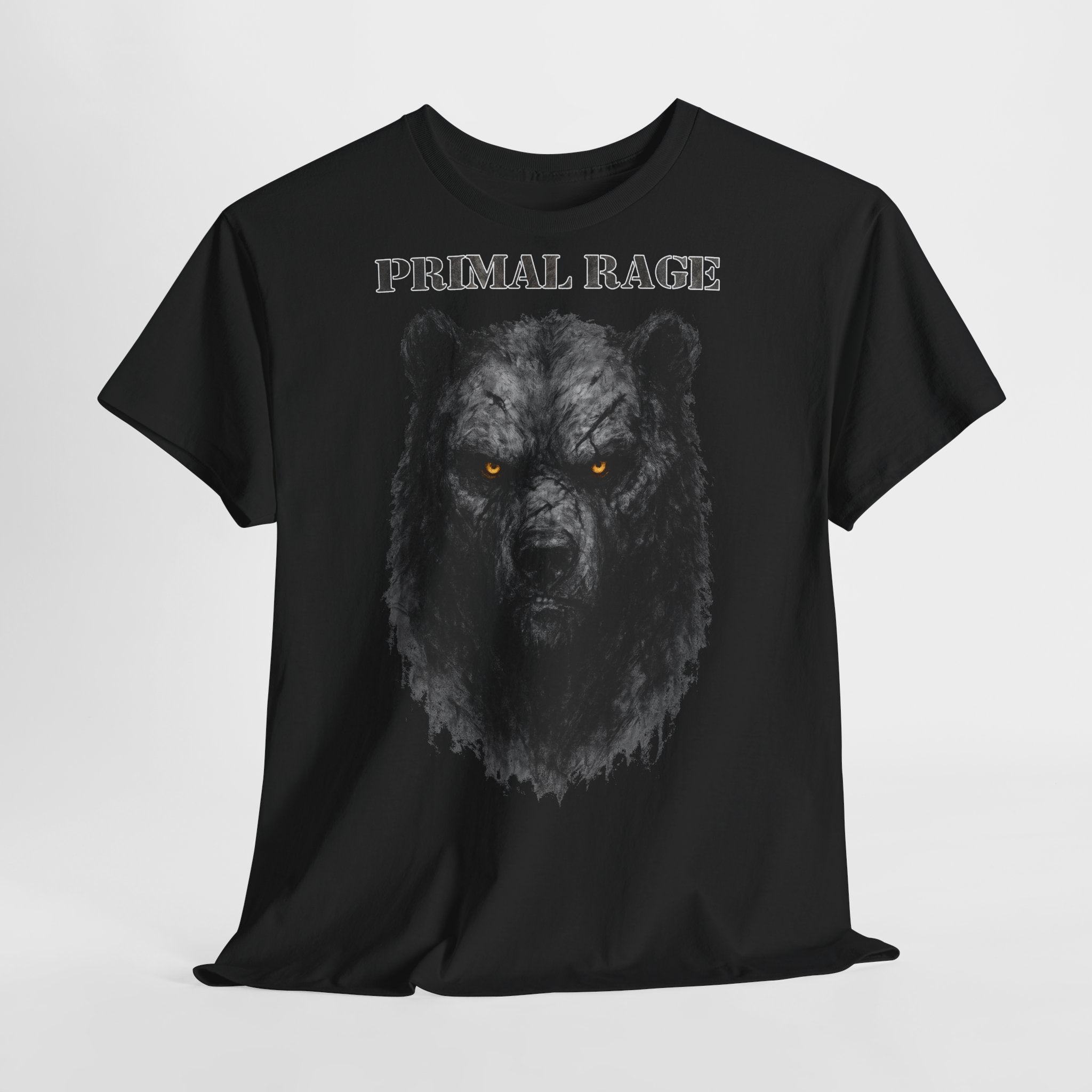 Bär - Primal Rage: Frontprint, Unisex T-Shirt - Animal-Collection