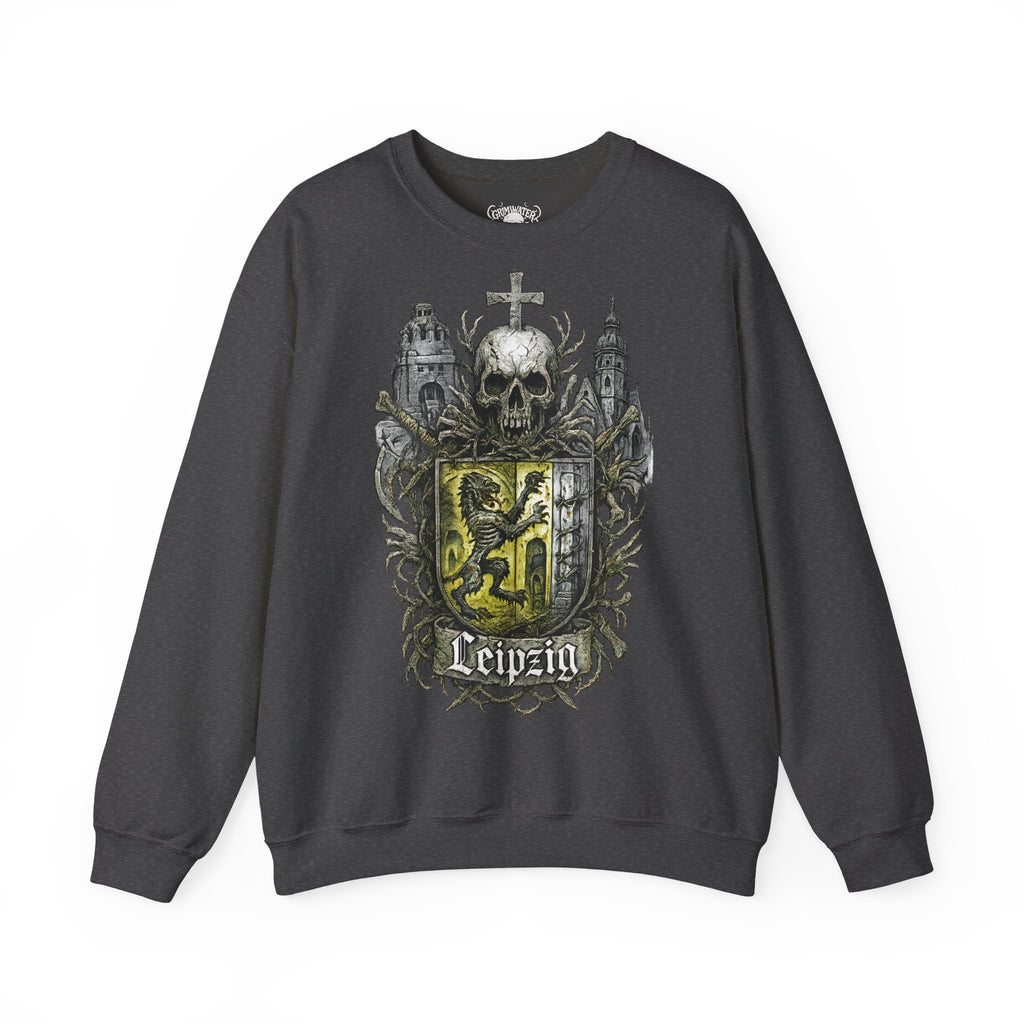 Leipzig: Frontprint, Unisex Sweatshirt **Grimwater-Edition**