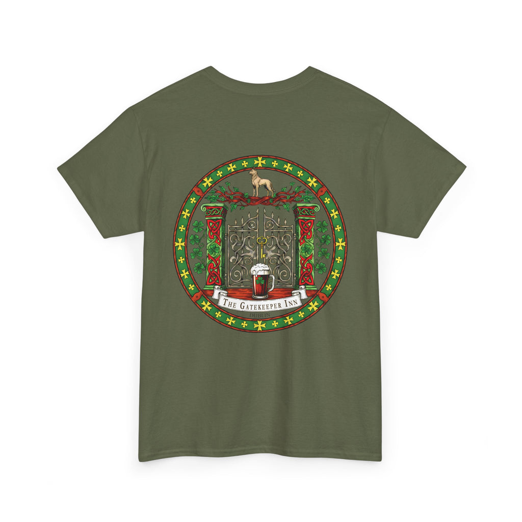 The Gatekeeper Inn, Dublin, Festive Unisex Cotton Tee with Holiday Design, Christmas Gift, Casual Wear, Comfortable Shirt, Year-Round Style, Unique Gift Idea