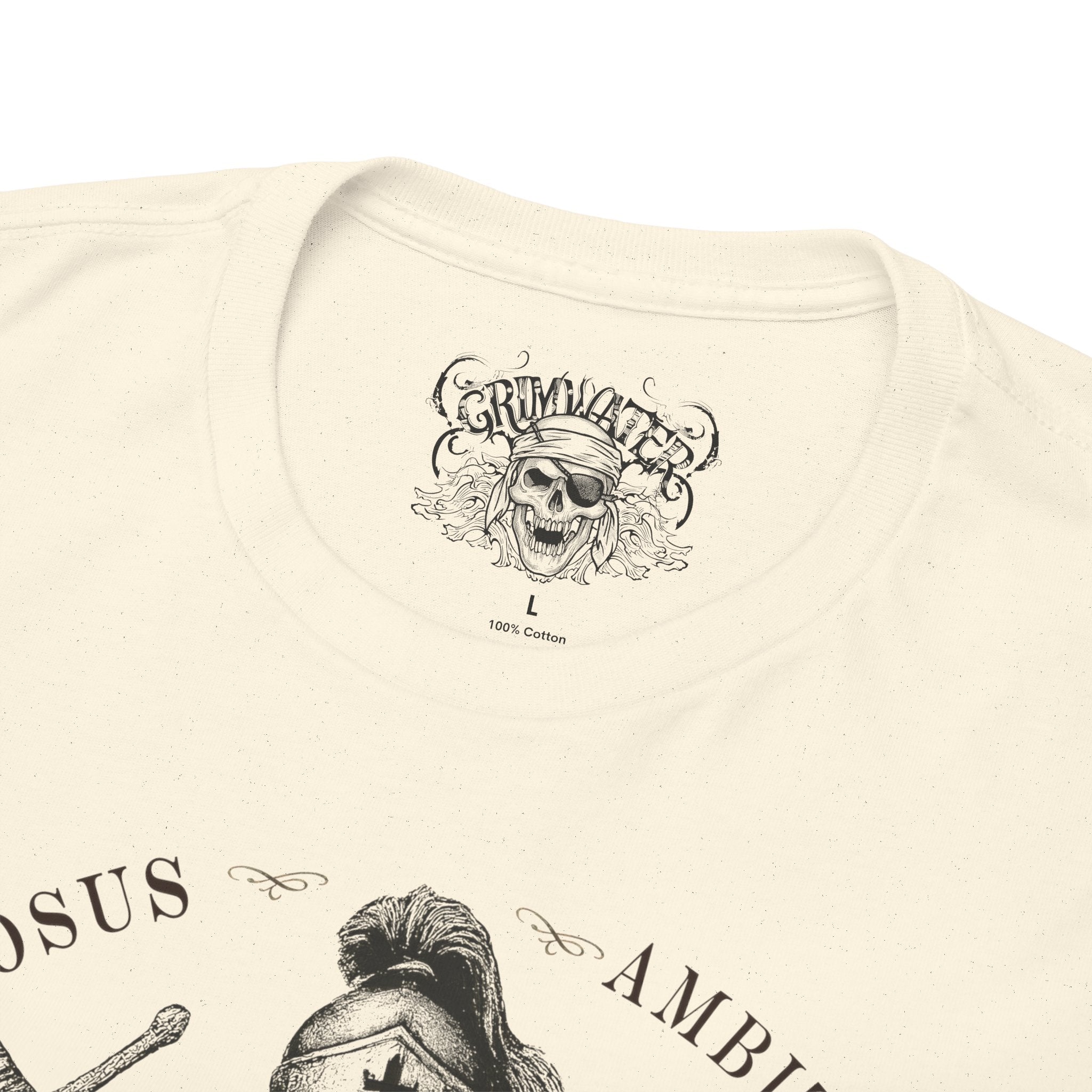 Steinbock: Frontprint, Unisex T-Shirt **Grimwater-Edition** Sternzeichen Astrologie (Capricorn)