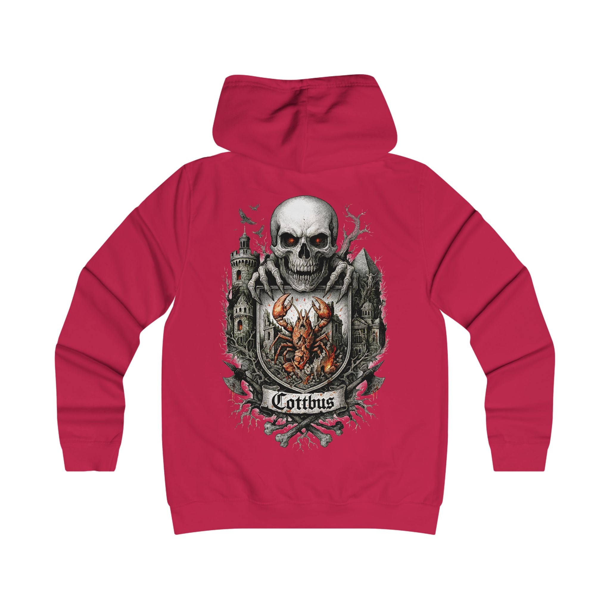 Cottbus: Front-/Backprint, Womens' Hoodie **Grimwater-Edition**