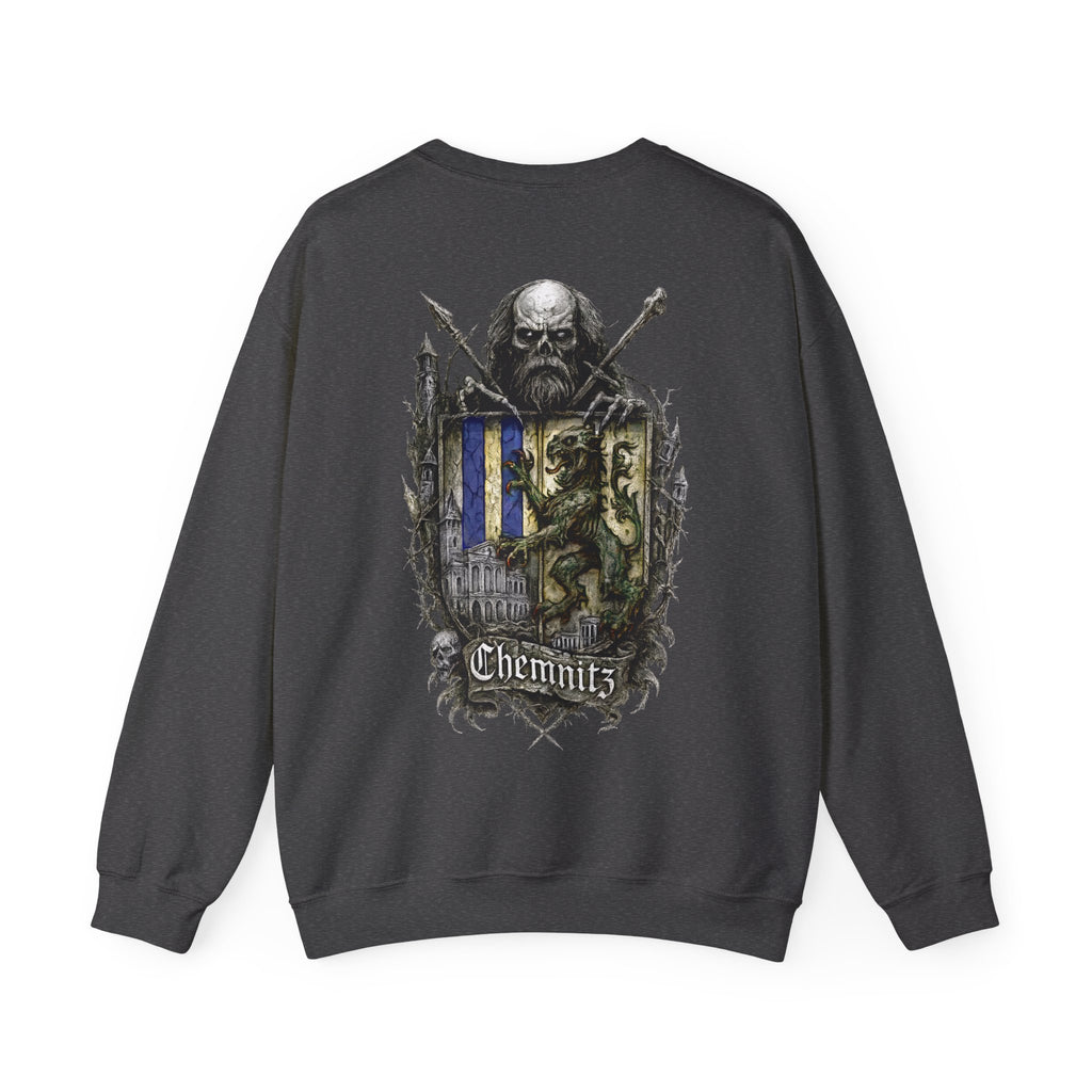 Chemnitz: Front-/Backprint, Unisex Sweatshirt **Grimwater-Edition**