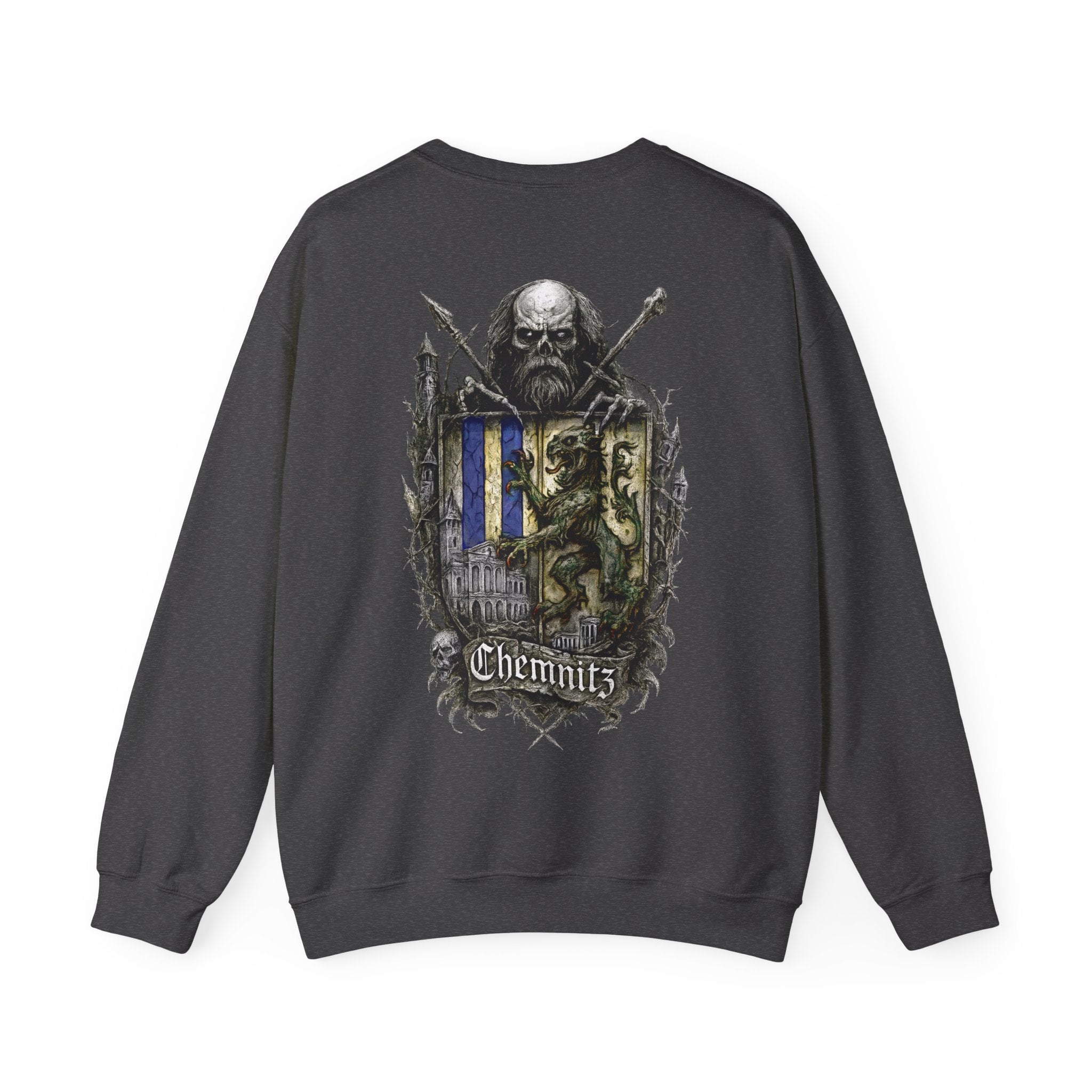 Chemnitz: Front-/Backprint, Unisex Sweatshirt **Grimwater-Edition**