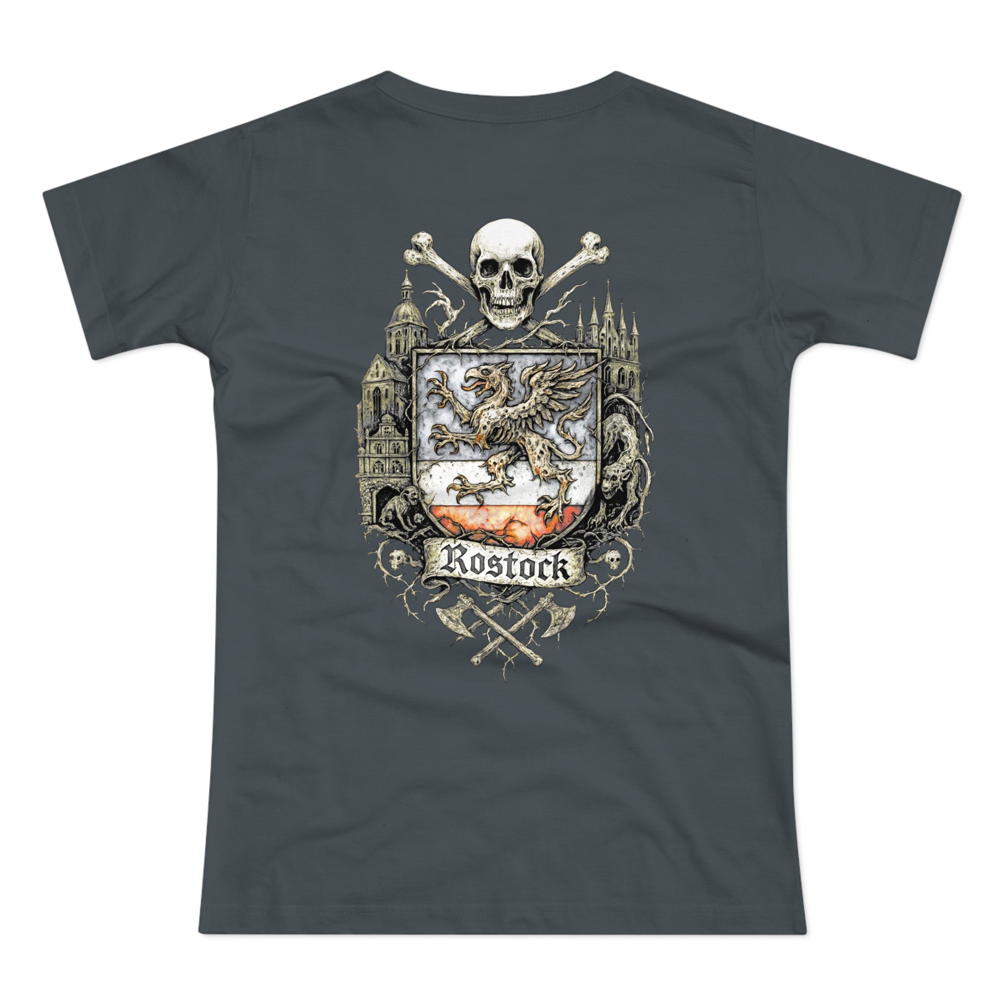 Rostock: Front-/Backprint, Womens' T-Shirt **Grimwater-Edition**