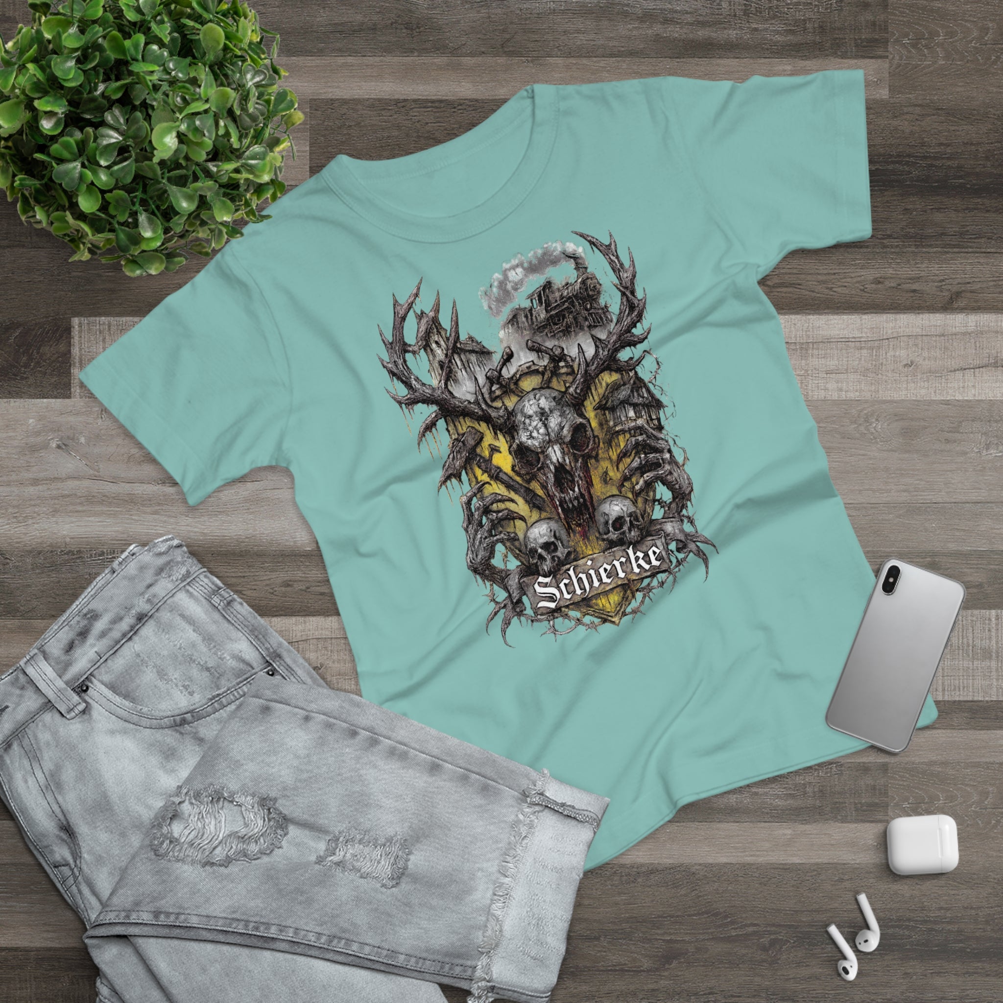 Schierke: Frontprint, Womens' T-Shirt **Grimwater-Edition**