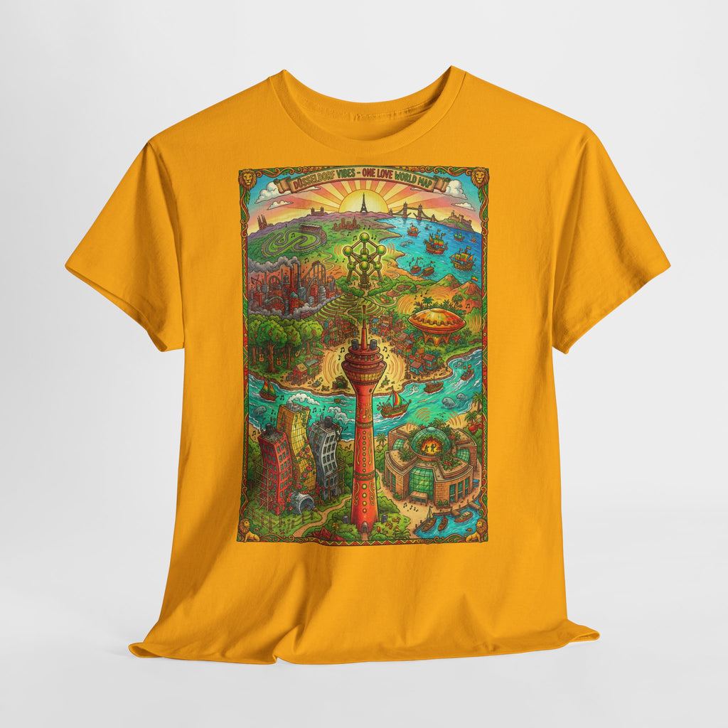 Düsseldorf Reggae Edition: Frontprint, Unisex T-Shirt