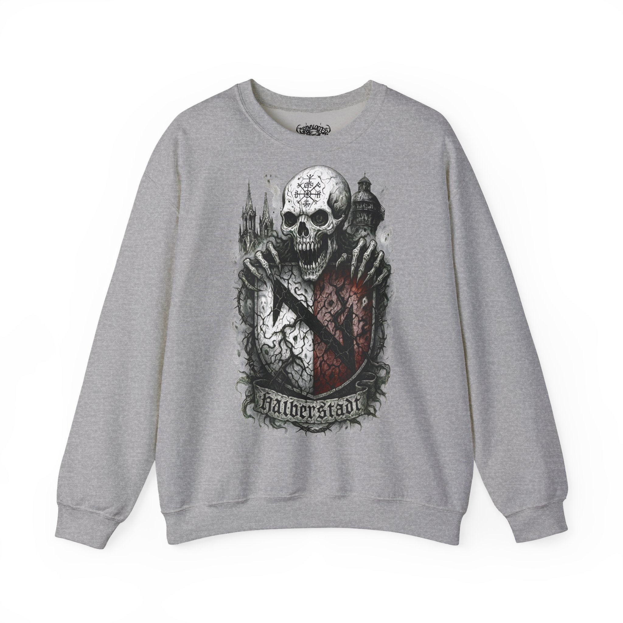 Halberstadt: Harz-Collection, Frontprint, Unisex Sweatshirt **Grimwater-Edition**