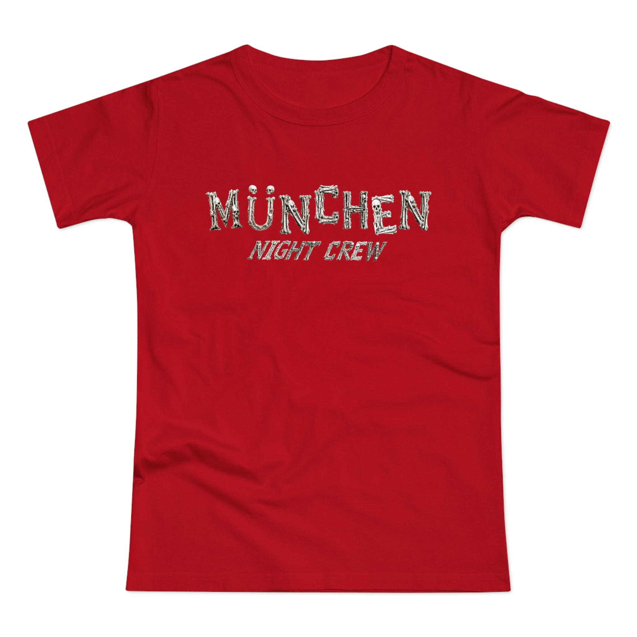 München Night Crew: Front-/Backprint, Womens' T-Shirt **Grimwater-Edition**