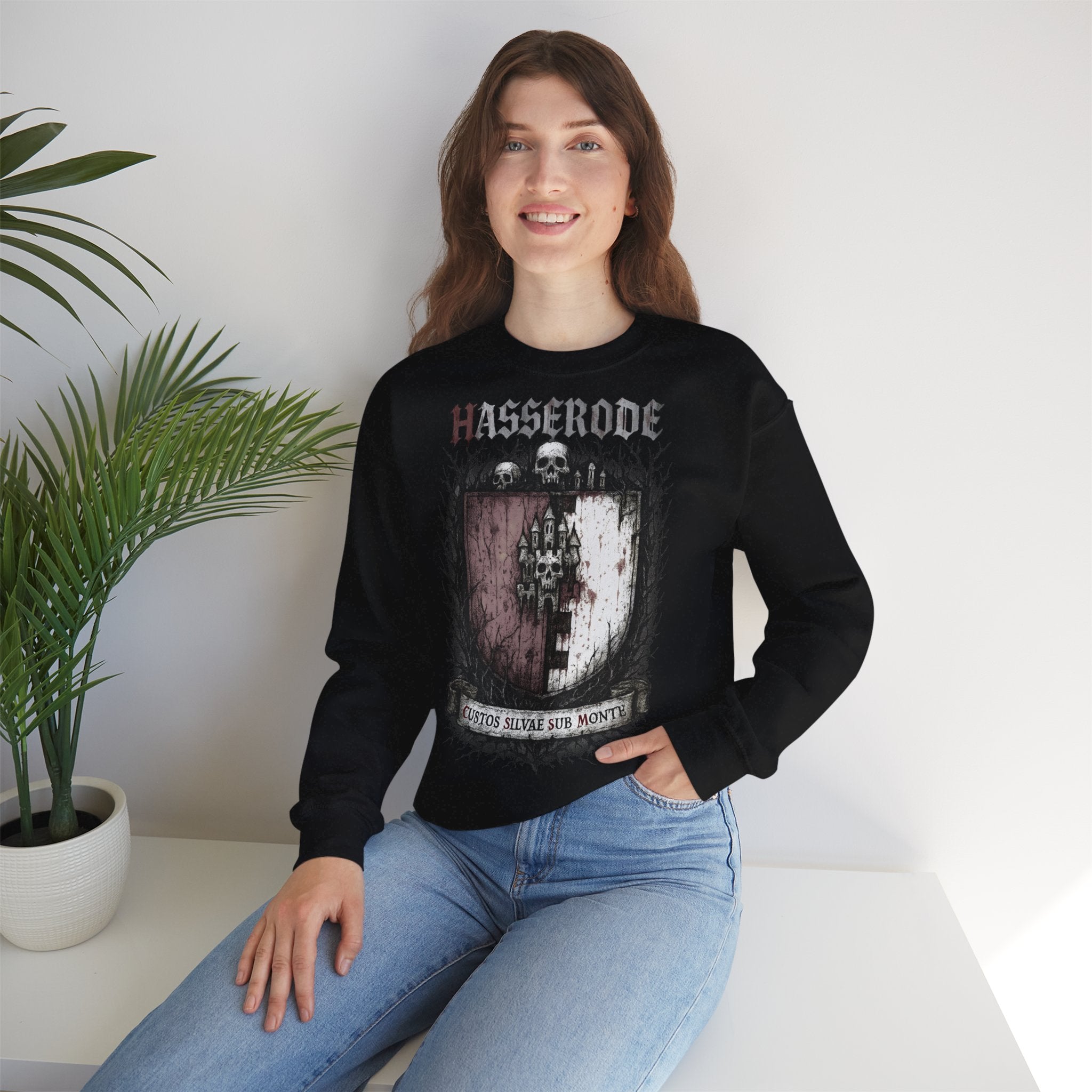 Hasserode: Harz-Collection, Frontprint, Unisex Sweatshirt **Grimwater-Edition**