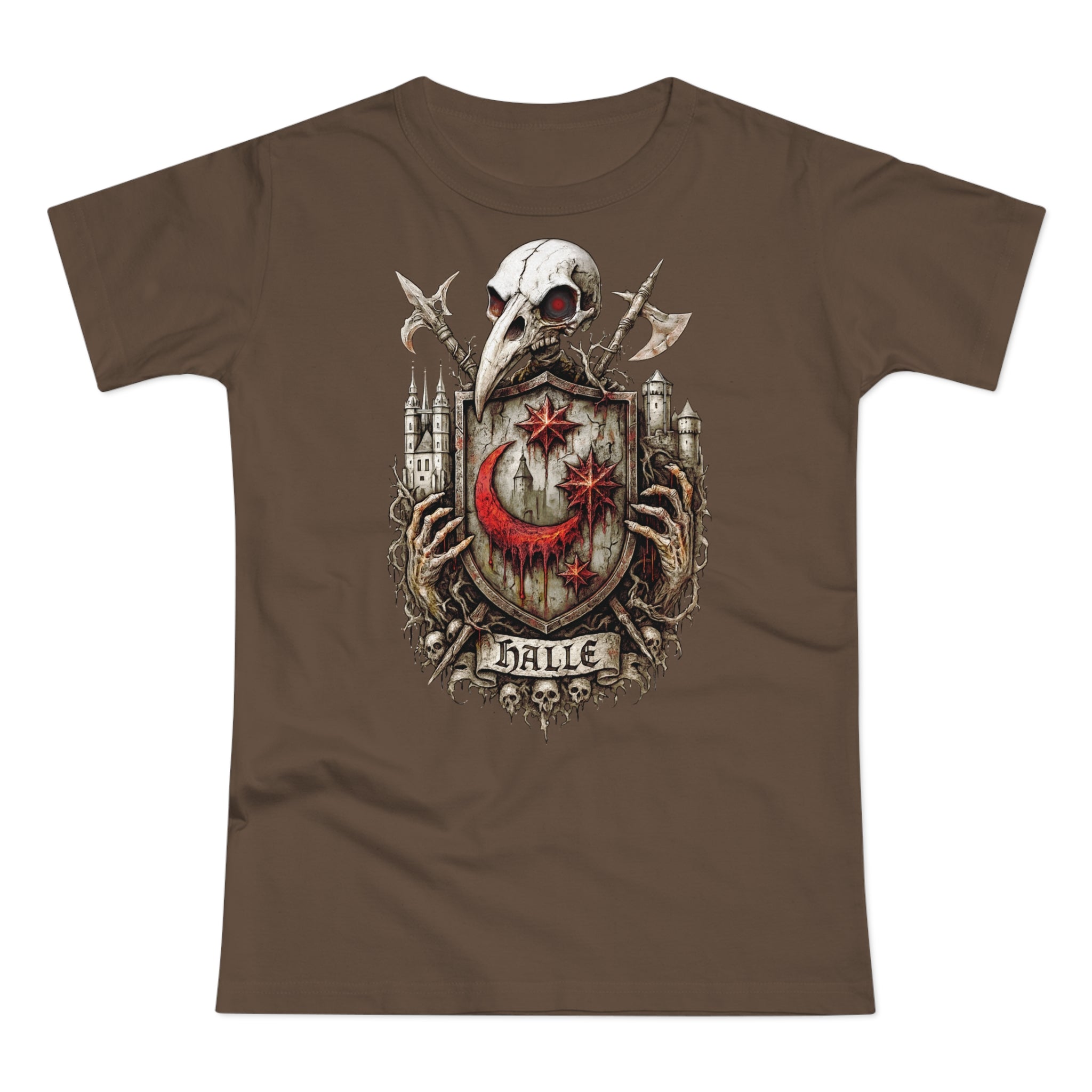 Halle: Frontprint, Womens' T-Shirt **Grimwater-Edition**