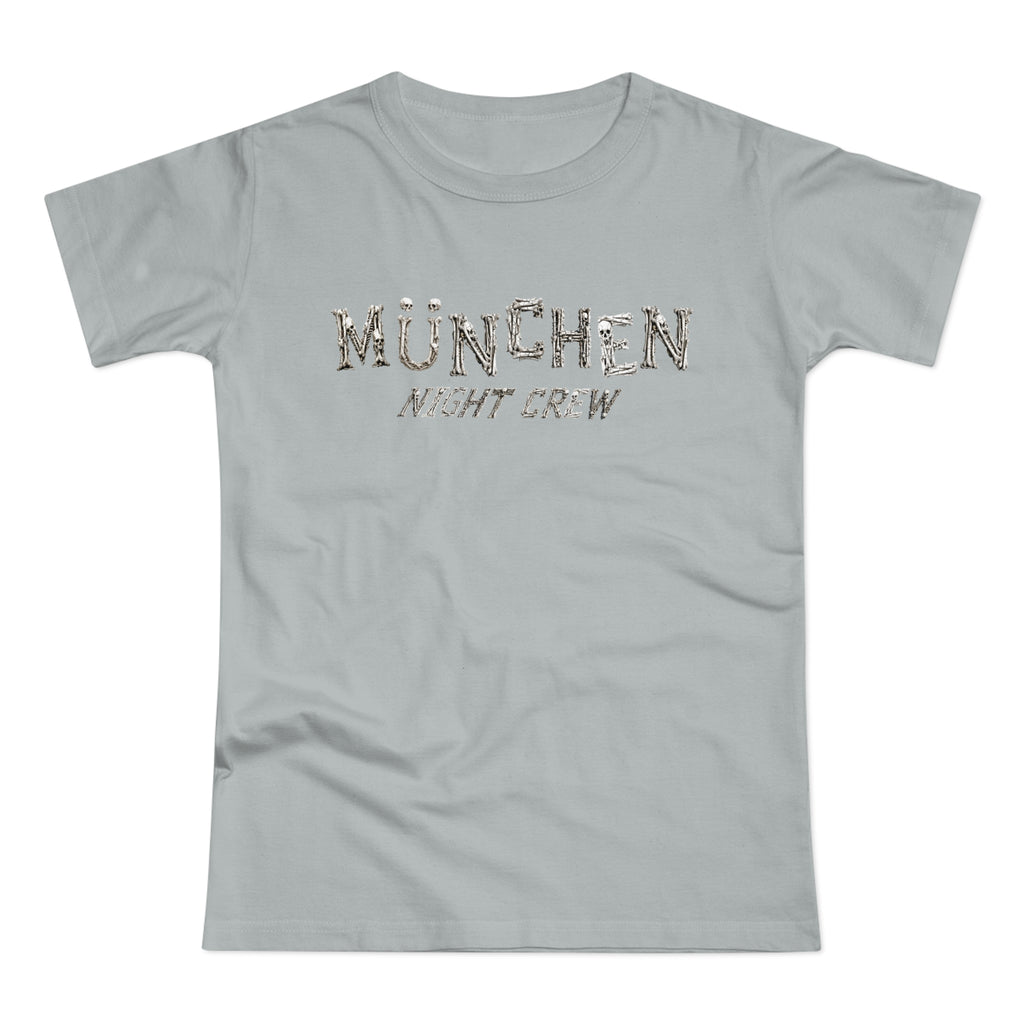 München Night Crew: Front-/Backprint, Womens' T-Shirt **Grimwater-Edition**