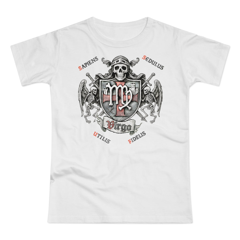 Jungfrau: Frontprint, Womens' T-Shirt **Grimwater Edition** Sternzeichen Astrologie (Virgo)