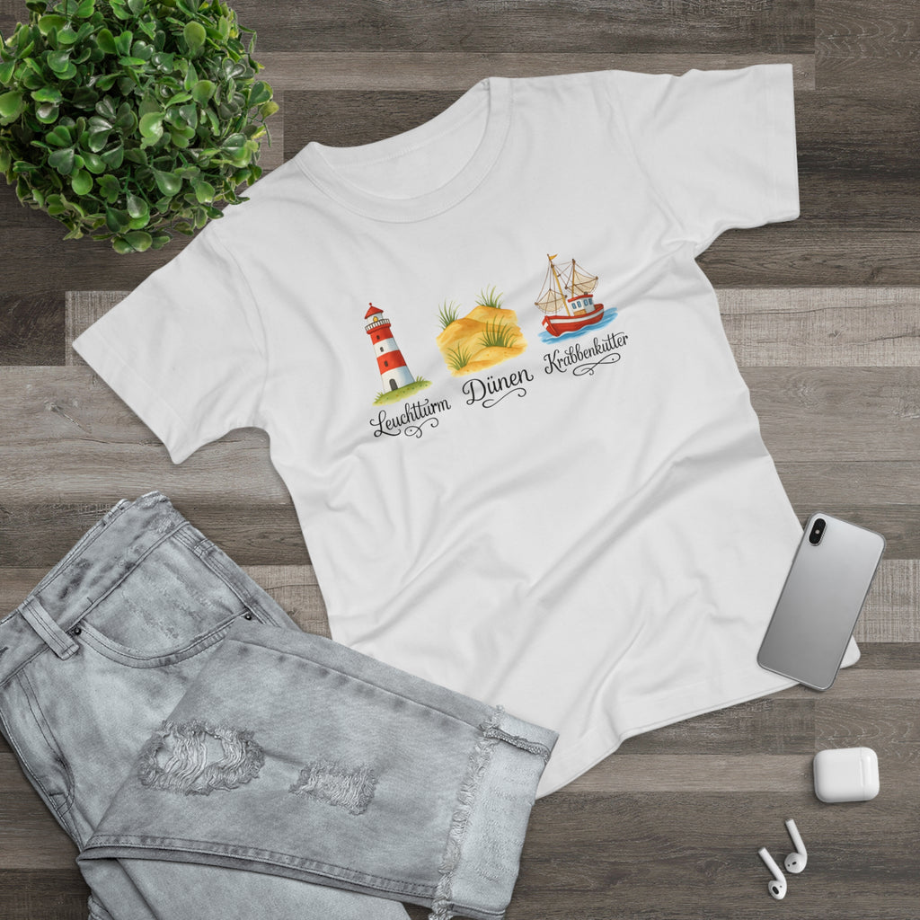 Nordsee, Ostsee - Reicht mir schon! Frontprint, Womens' T-Shirt