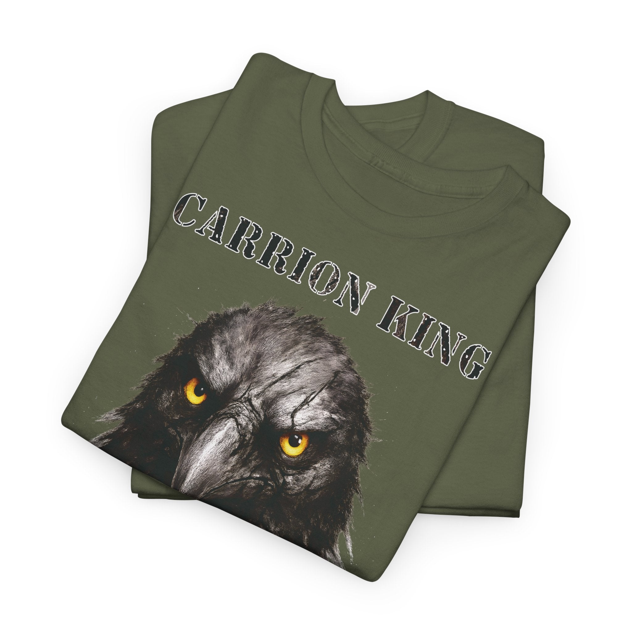 Rabe - Carrion King: Frontprint, Unisex T-Shirt - Animal-Collection