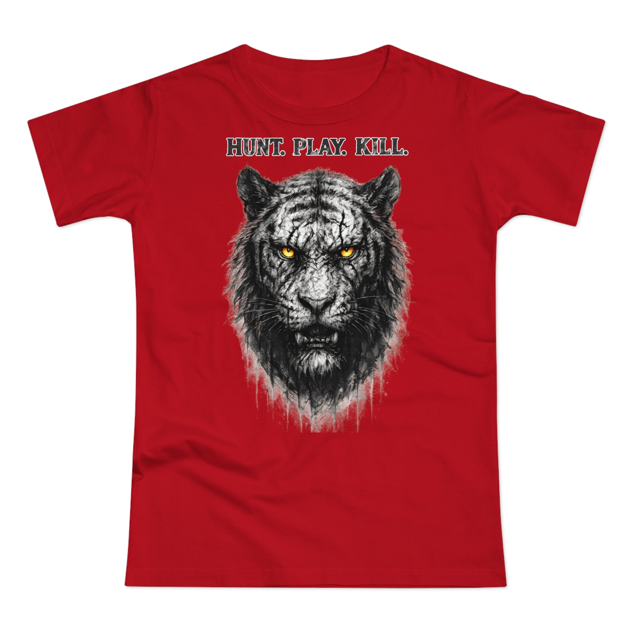 Tiger: Frontprint, Womens' T-Shirt - Animal-Collection