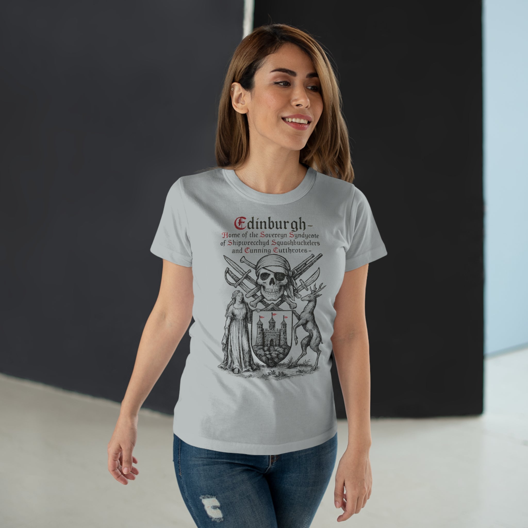 Edinburgh: Frontprint, Women's T-Shirt **Grimwater-Edition**