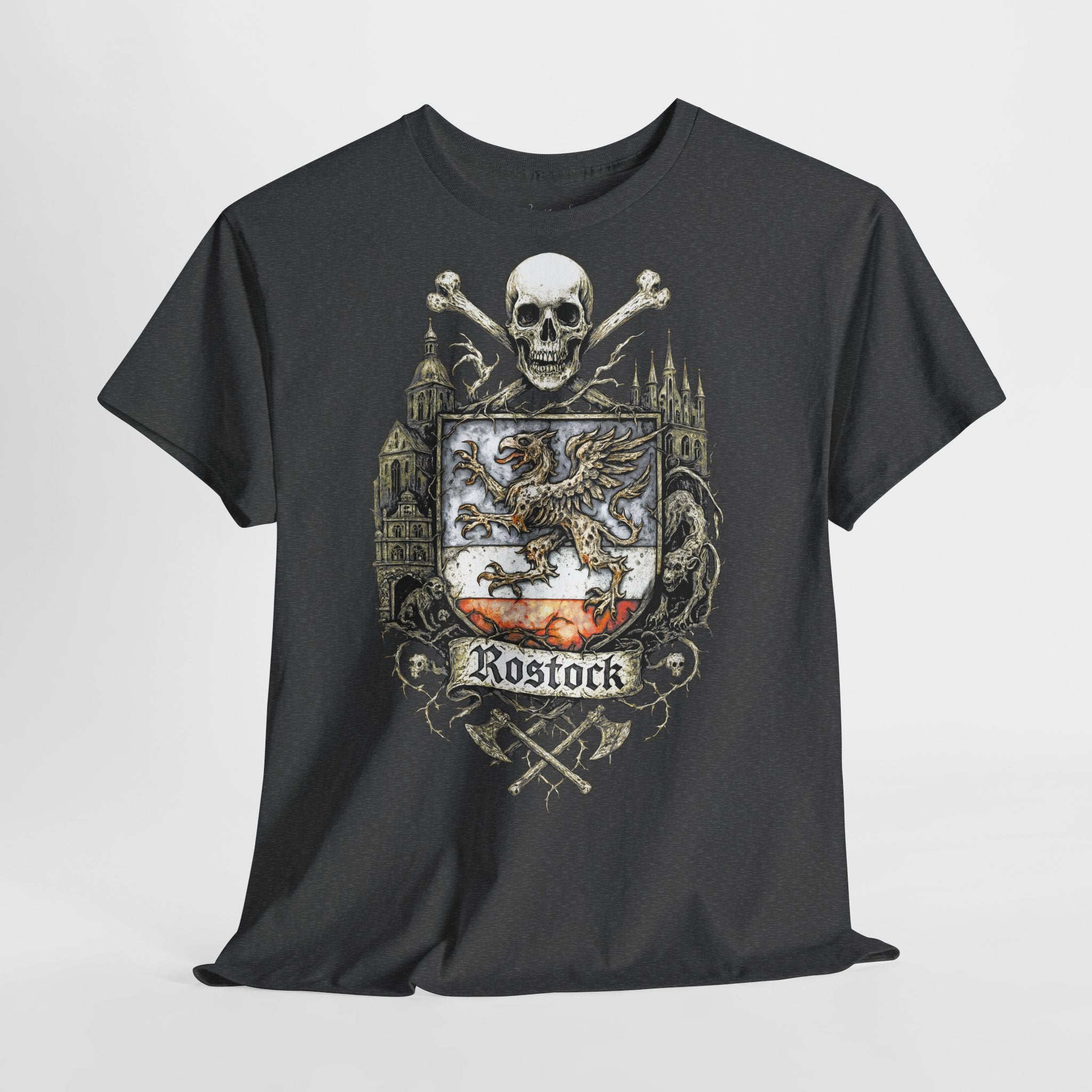 Rostock: Frontprint, Unisex T-Shirt **Grimwater-Edition**