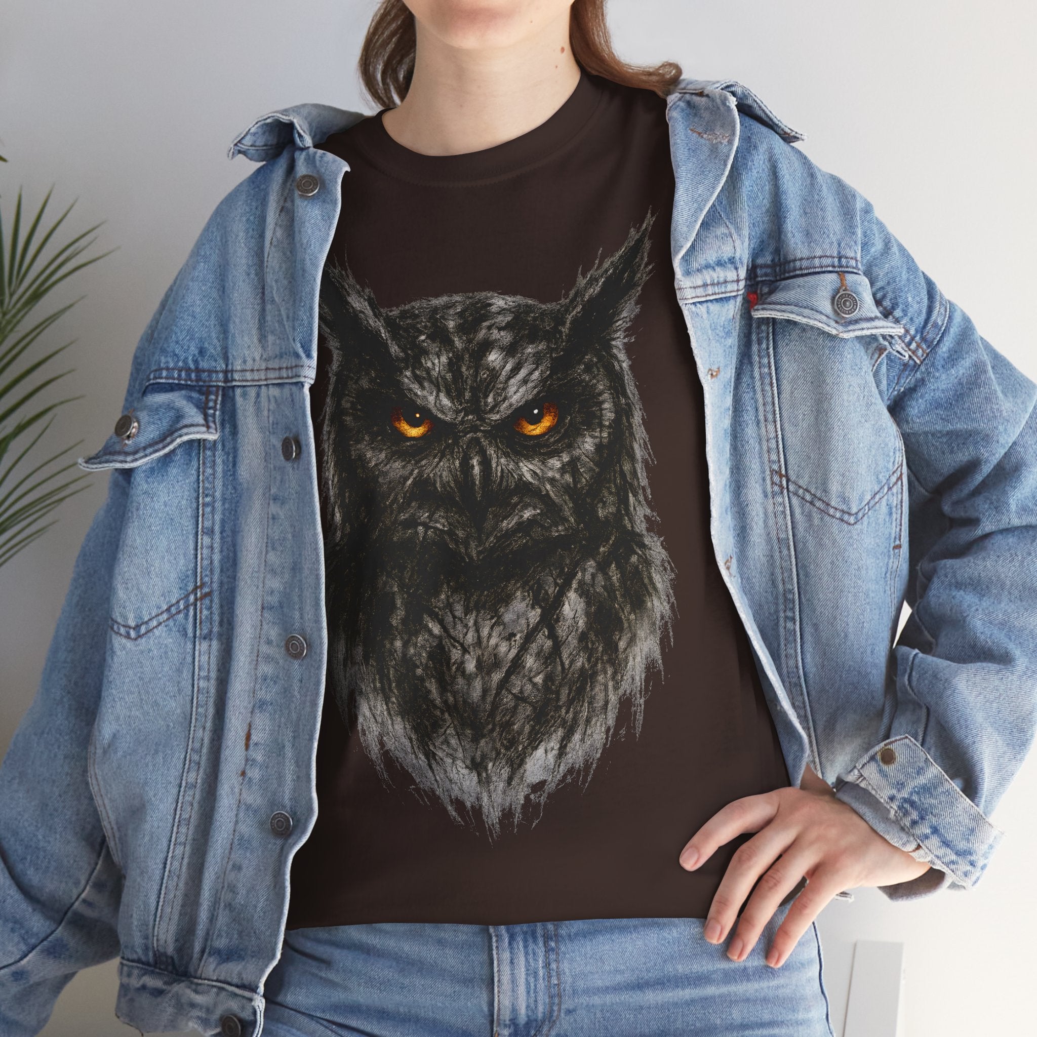 Uhu: Frontprint, Unisex T-Shirt - Animal-Collection
