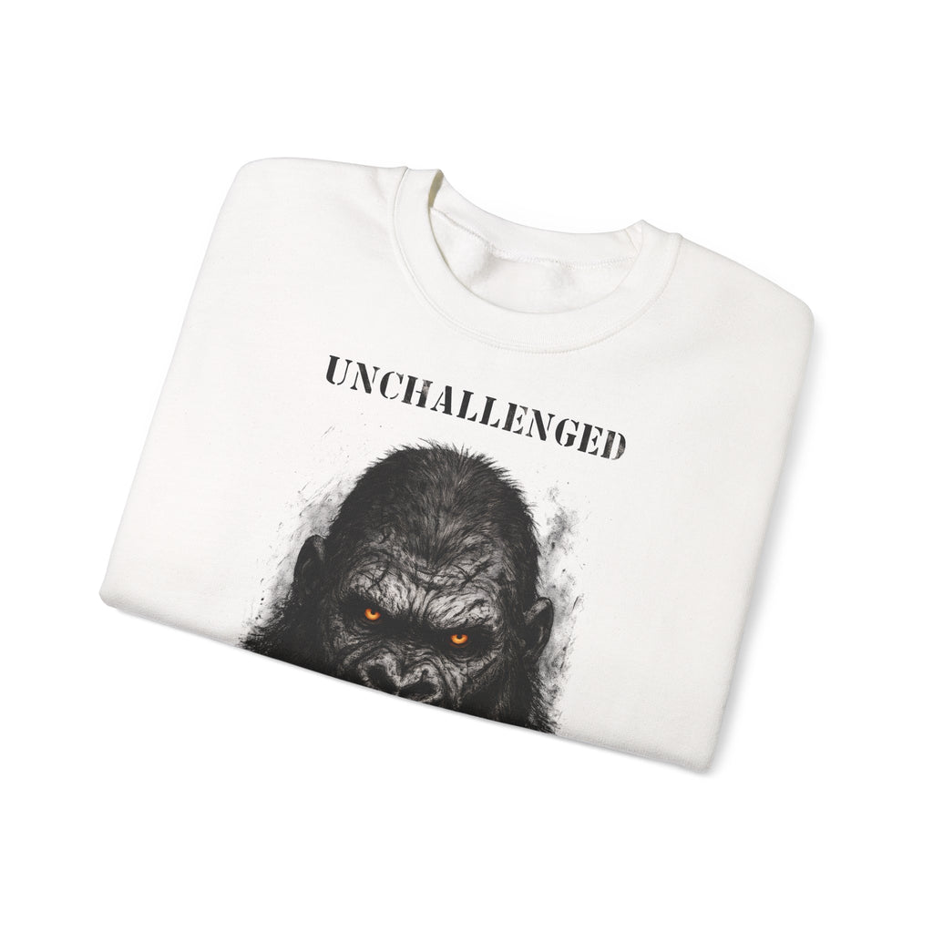Gorilla - Unchallenged: Animals-Collection, Frontprint, Unisex Sweatshirt